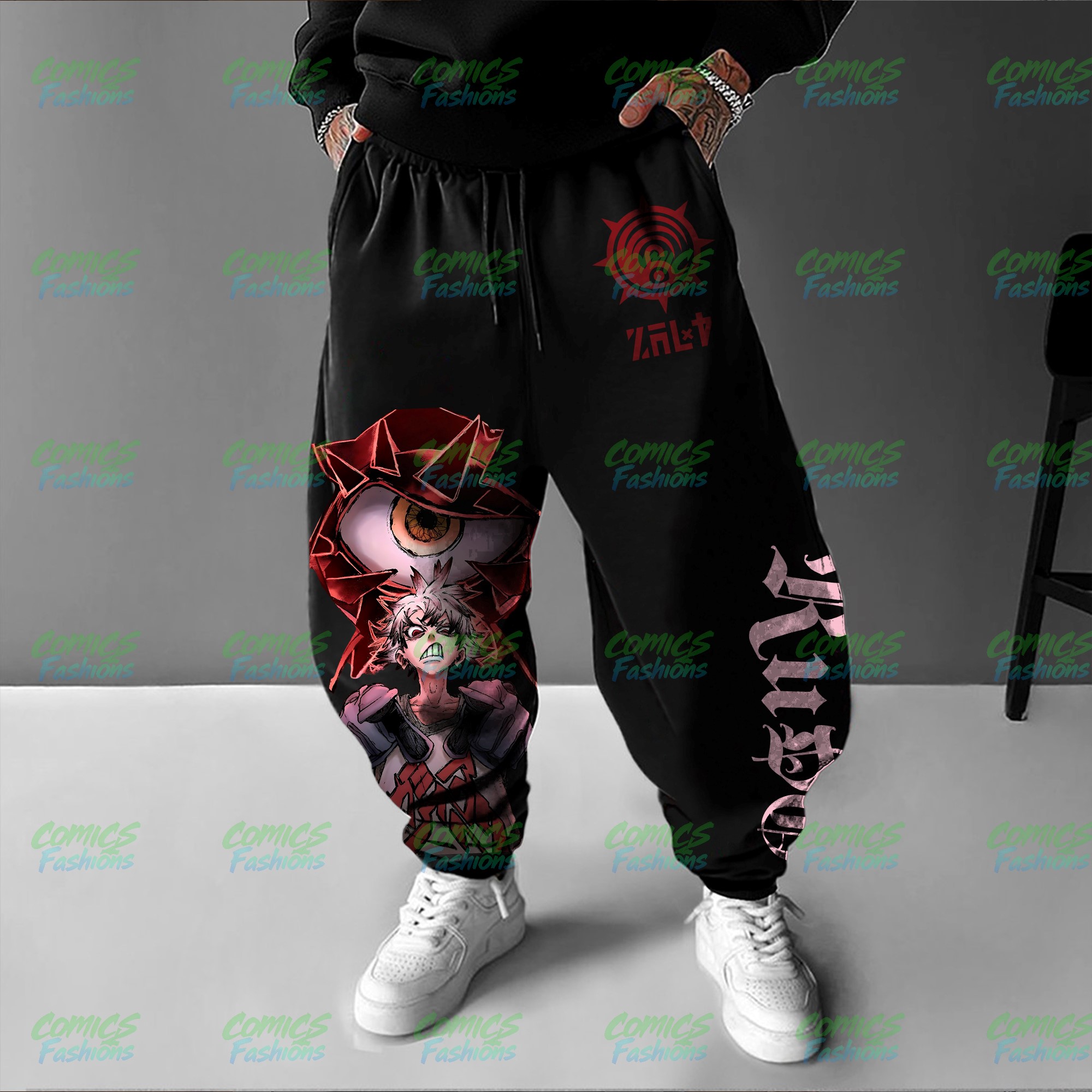 Unisex Anime Inspired Vintage Plush Pants