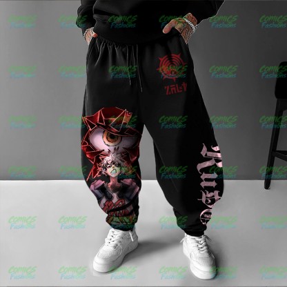 Unisex Anime Inspired Vintage Plush Pants