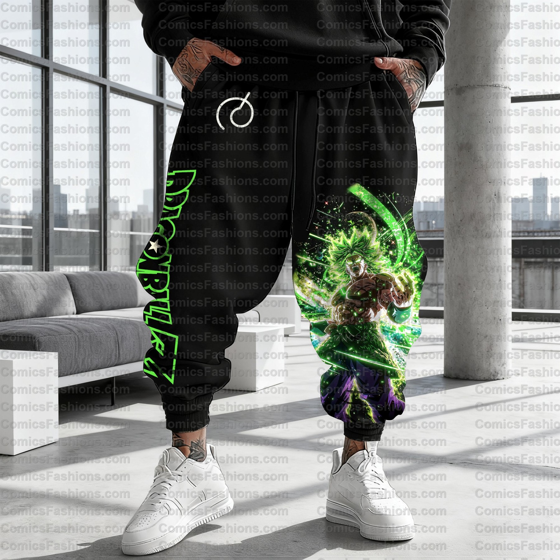 Unisex Casual Anime Streetwear Pants