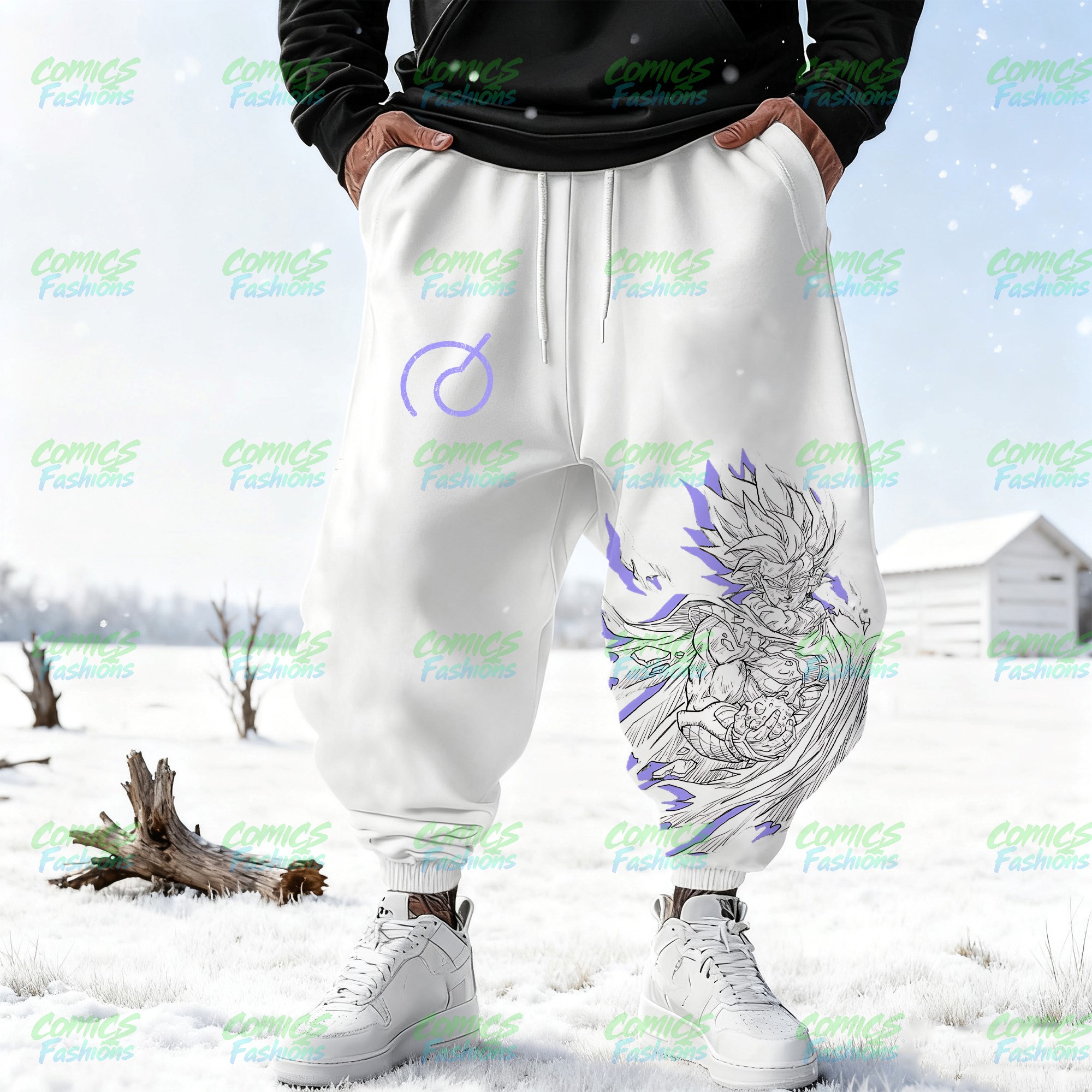 Unisex Anime Inspired Vintage Plush Pants