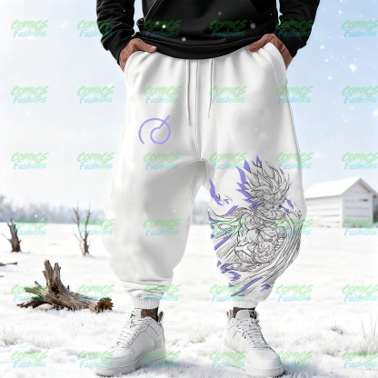 Unisex Anime Inspired Vintage Plush Pants