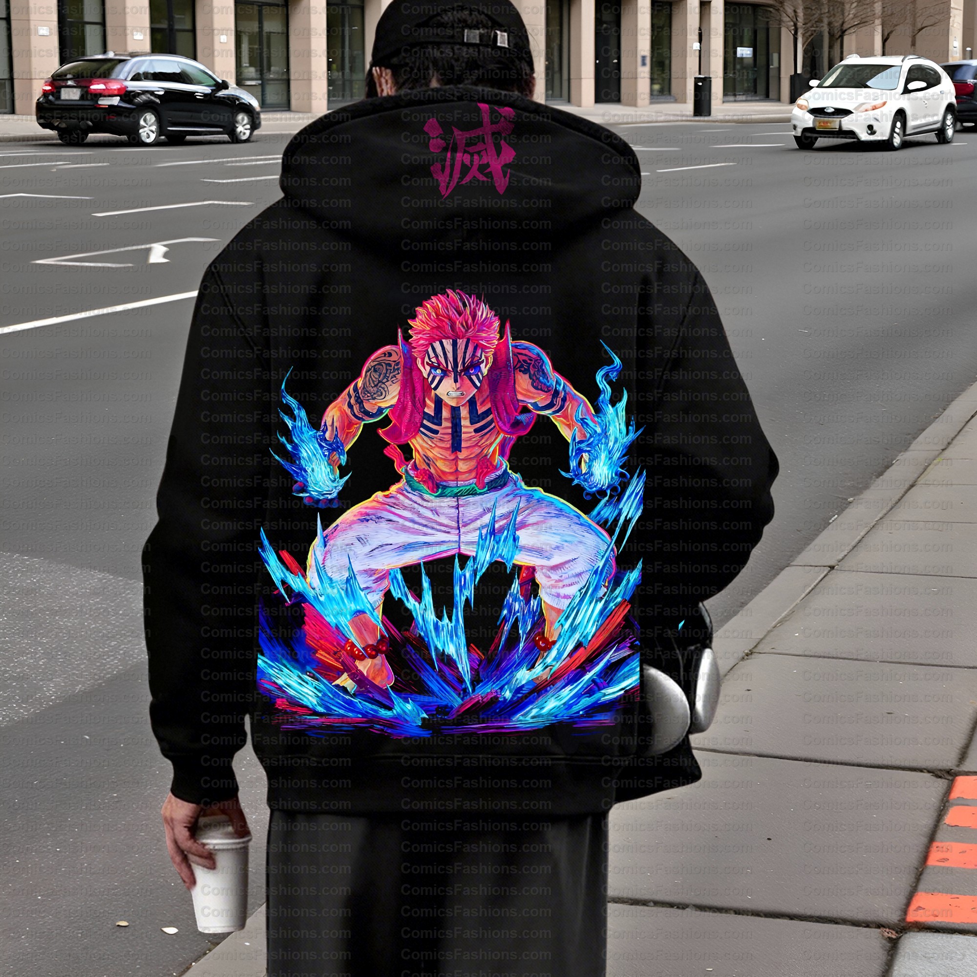 Unisex Graphic Streetwear Vintage Zipper Cardigan Plush Hoodid