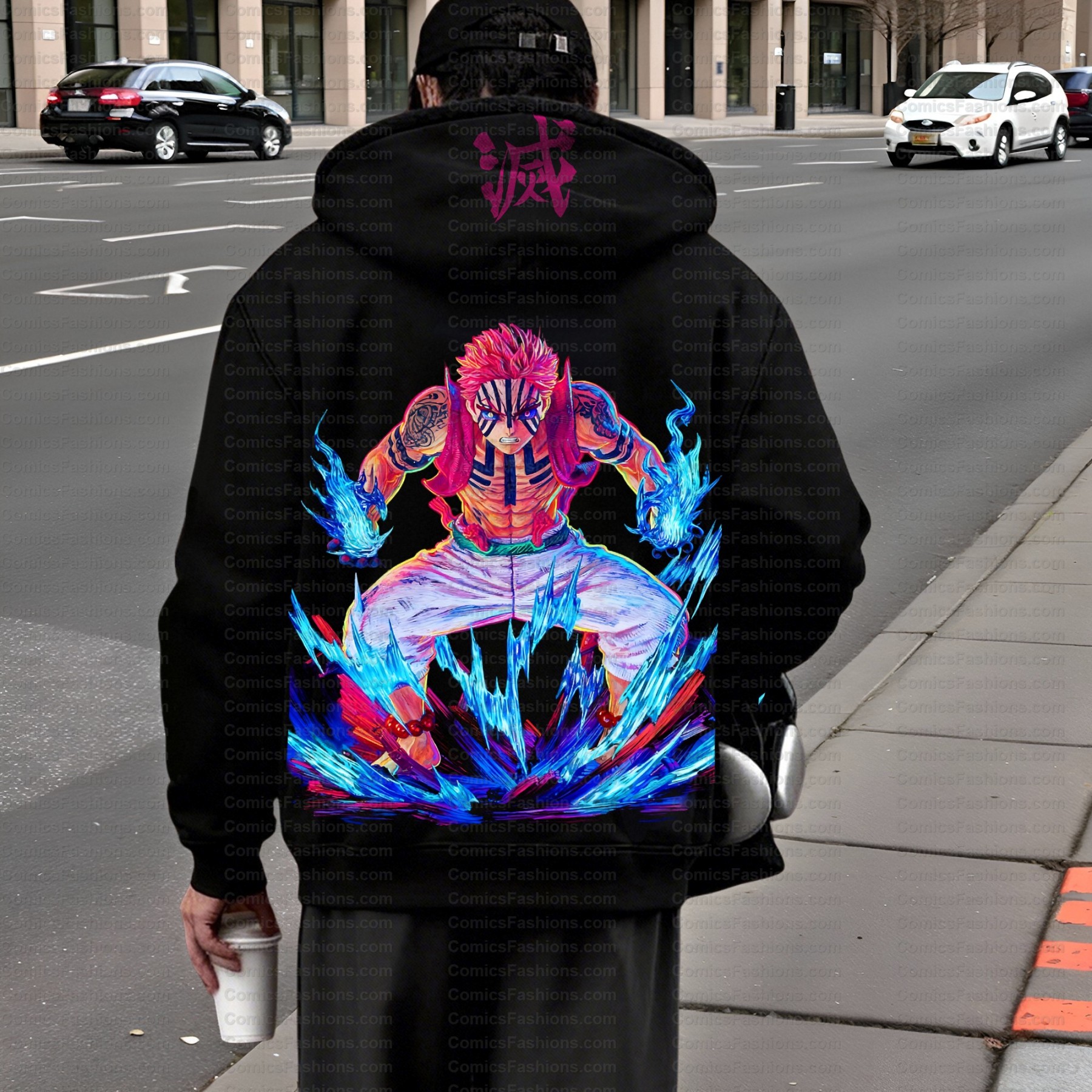 Unisex Graphic Streetwear Vintage Zipper Cardigan Plush Hoodid