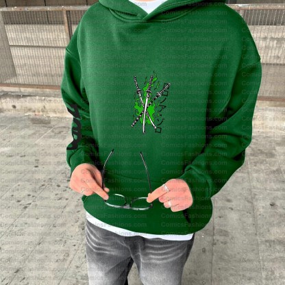 Unisex Anime Graphic Streetwear Vintage Hoodie