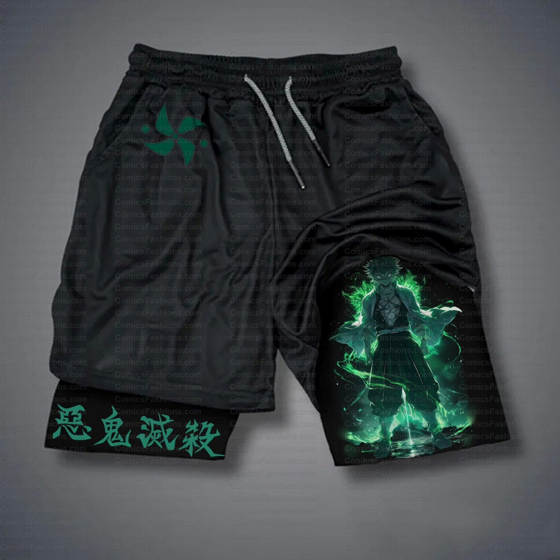 Unisex “ Demon Slayer: Kimetsu no Yaiba” Casual Streetwear Shorts