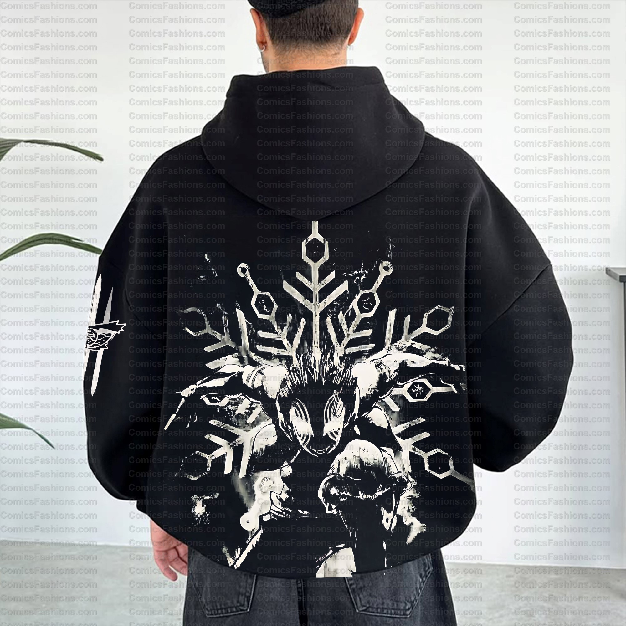 Unisex Graphic Streetwear Vintage Plush Hoodie