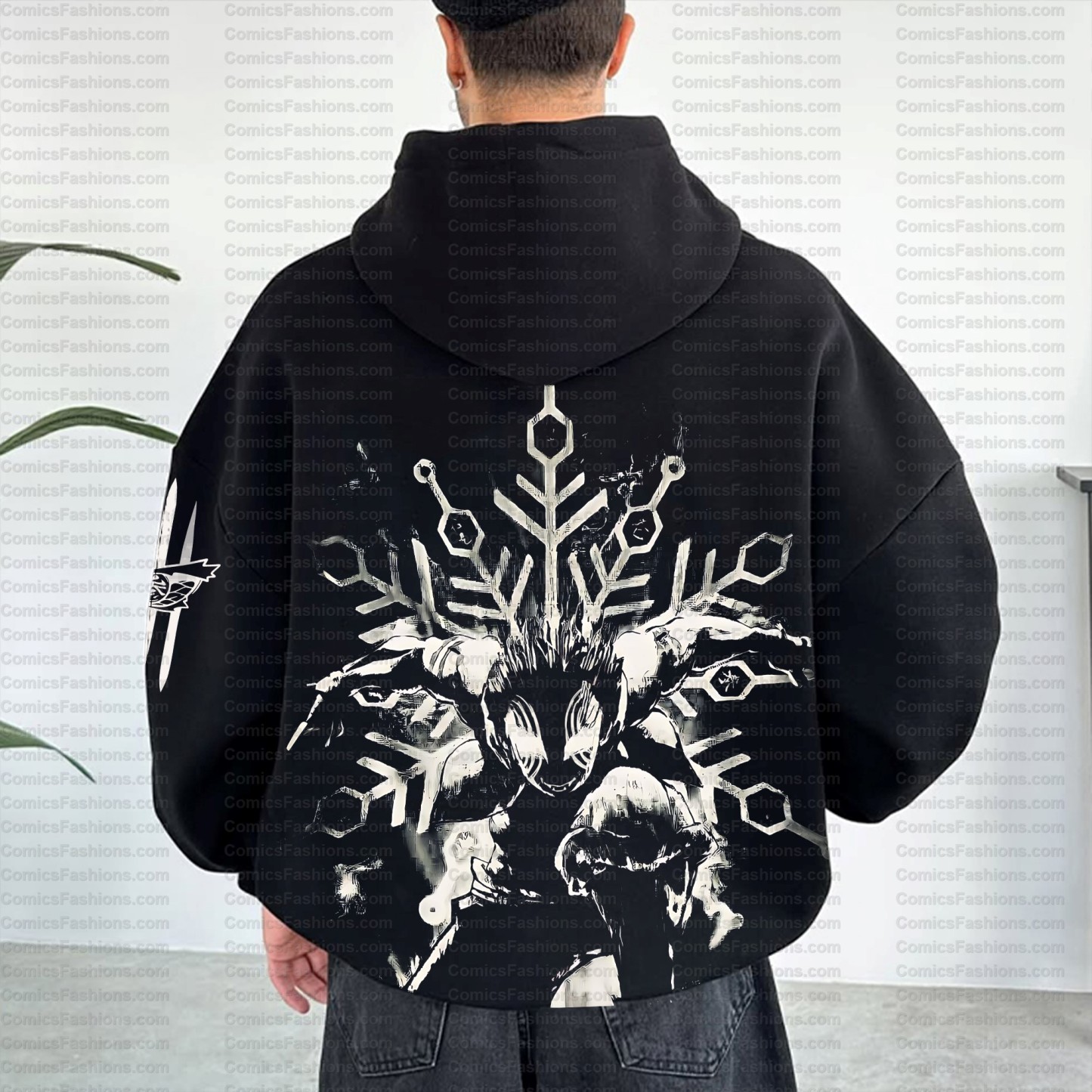 Unisex Graphic Streetwear Vintage Plush Hoodie