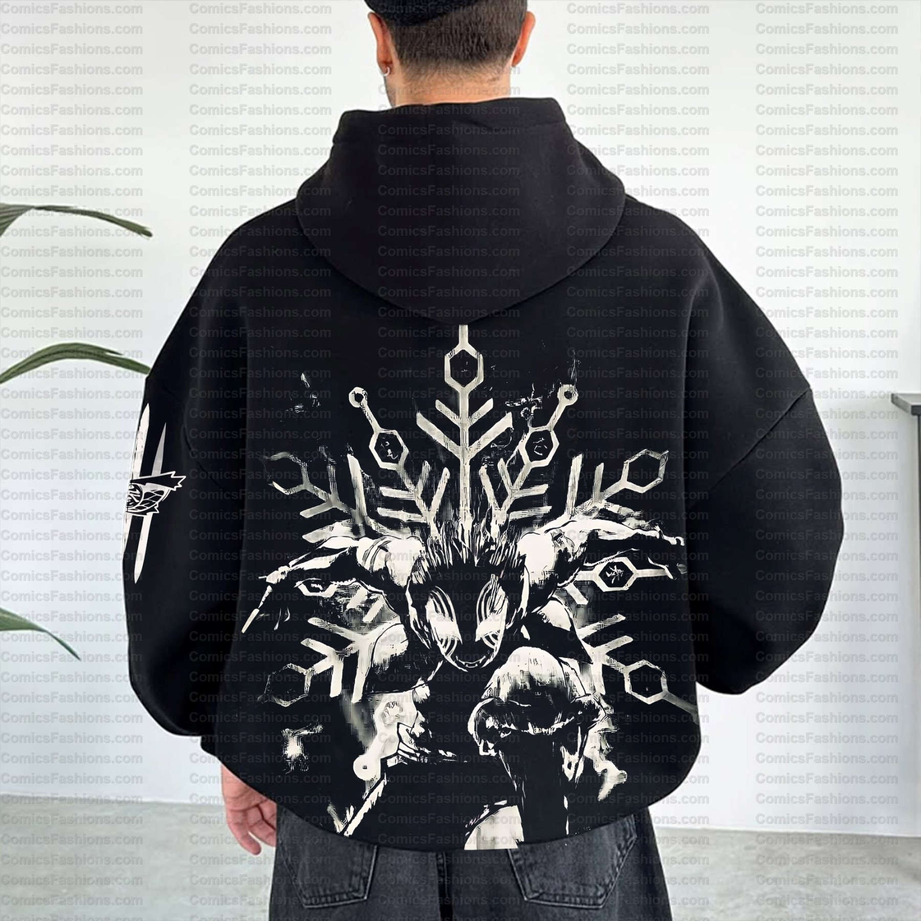 Unisex Graphic Streetwear Vintage Plush Hoodie