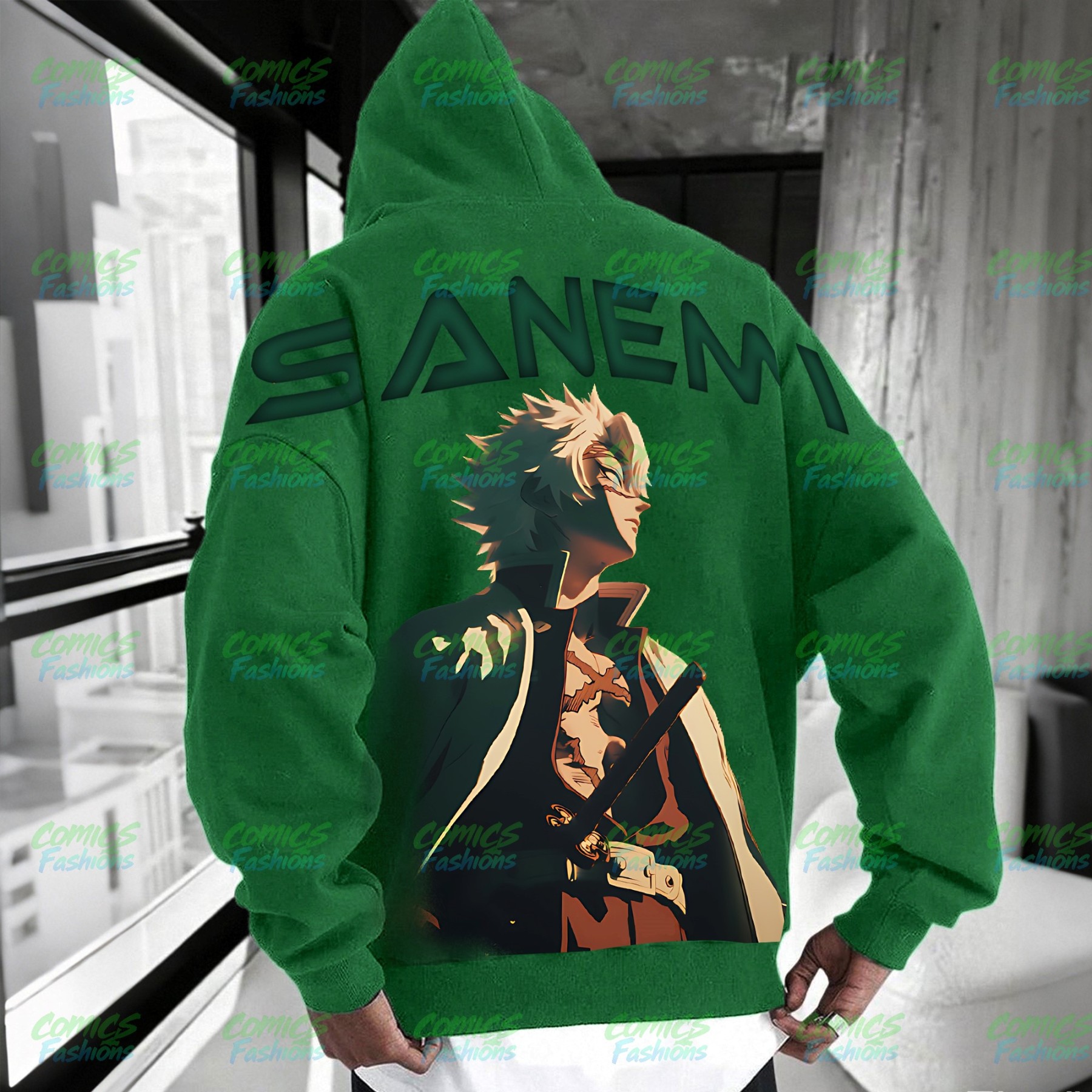 Unisex Anime Graphic Streetwear Vintage Hoodie