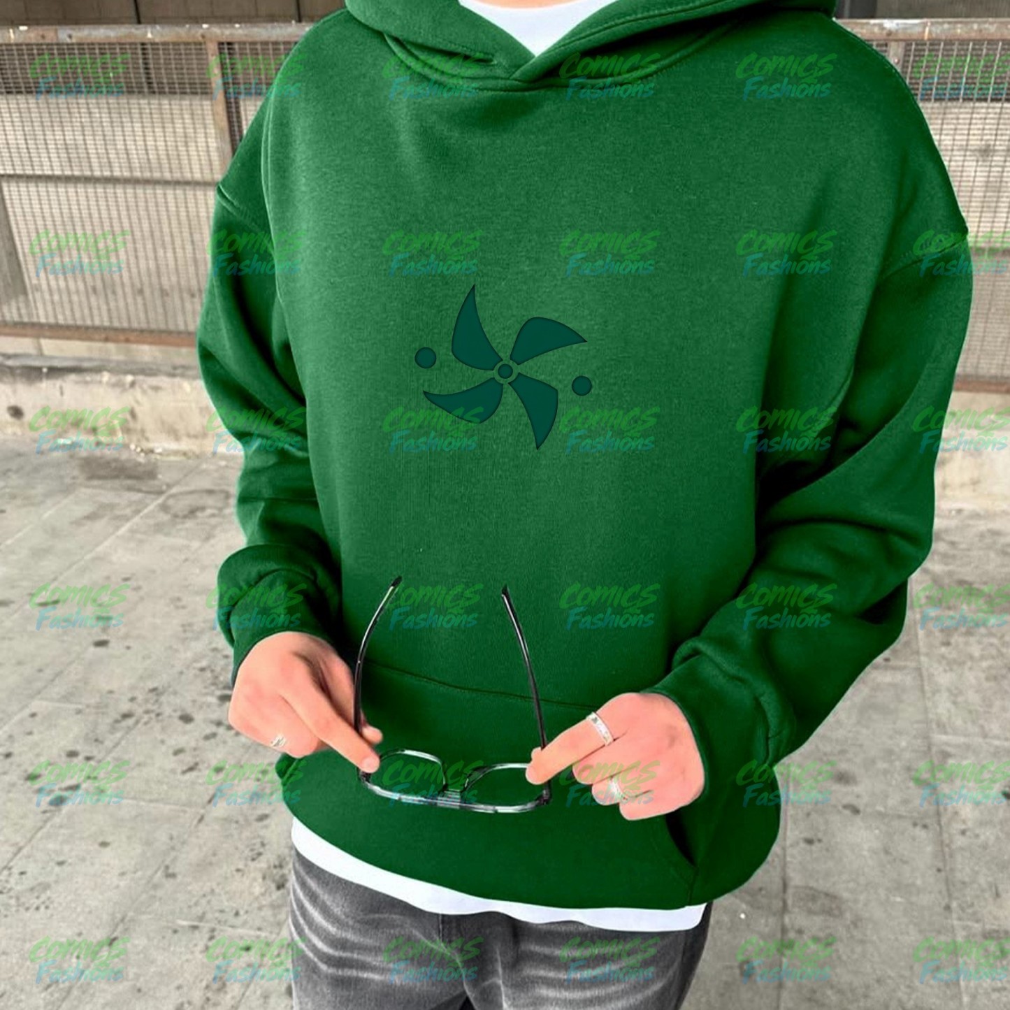 Plus Velvet Unisex Anime Graphic Streetwear Vintage Hoodie