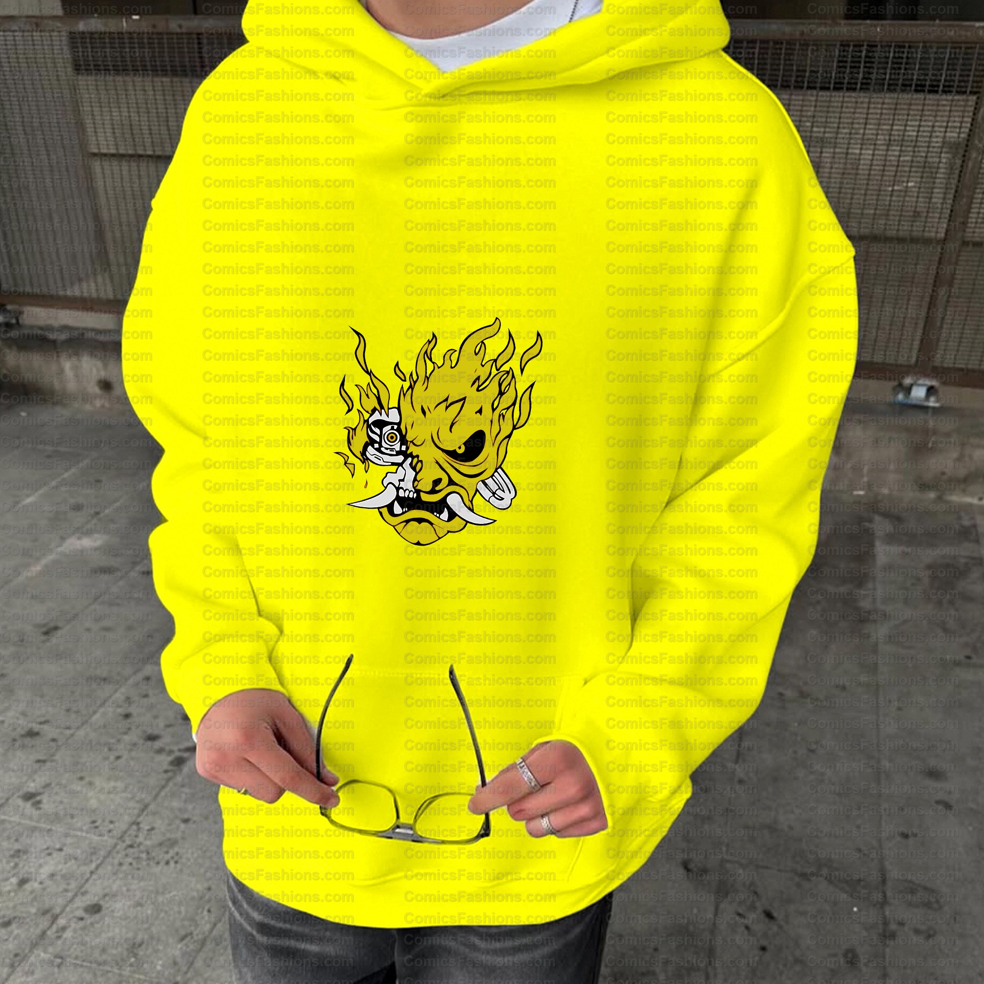 Unisex Graphic Streetwear Vintage Plush Hoodie