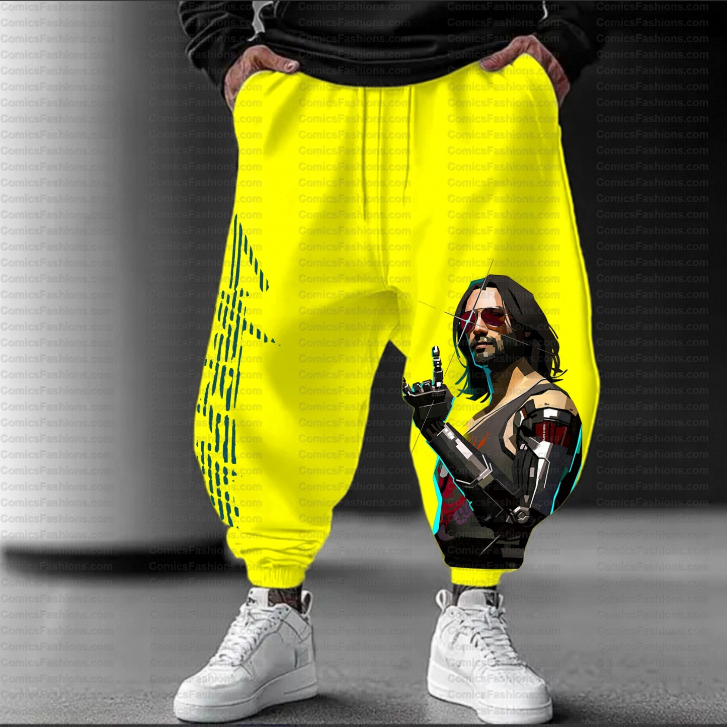 Unisex Casual Anime Streetwear Pants