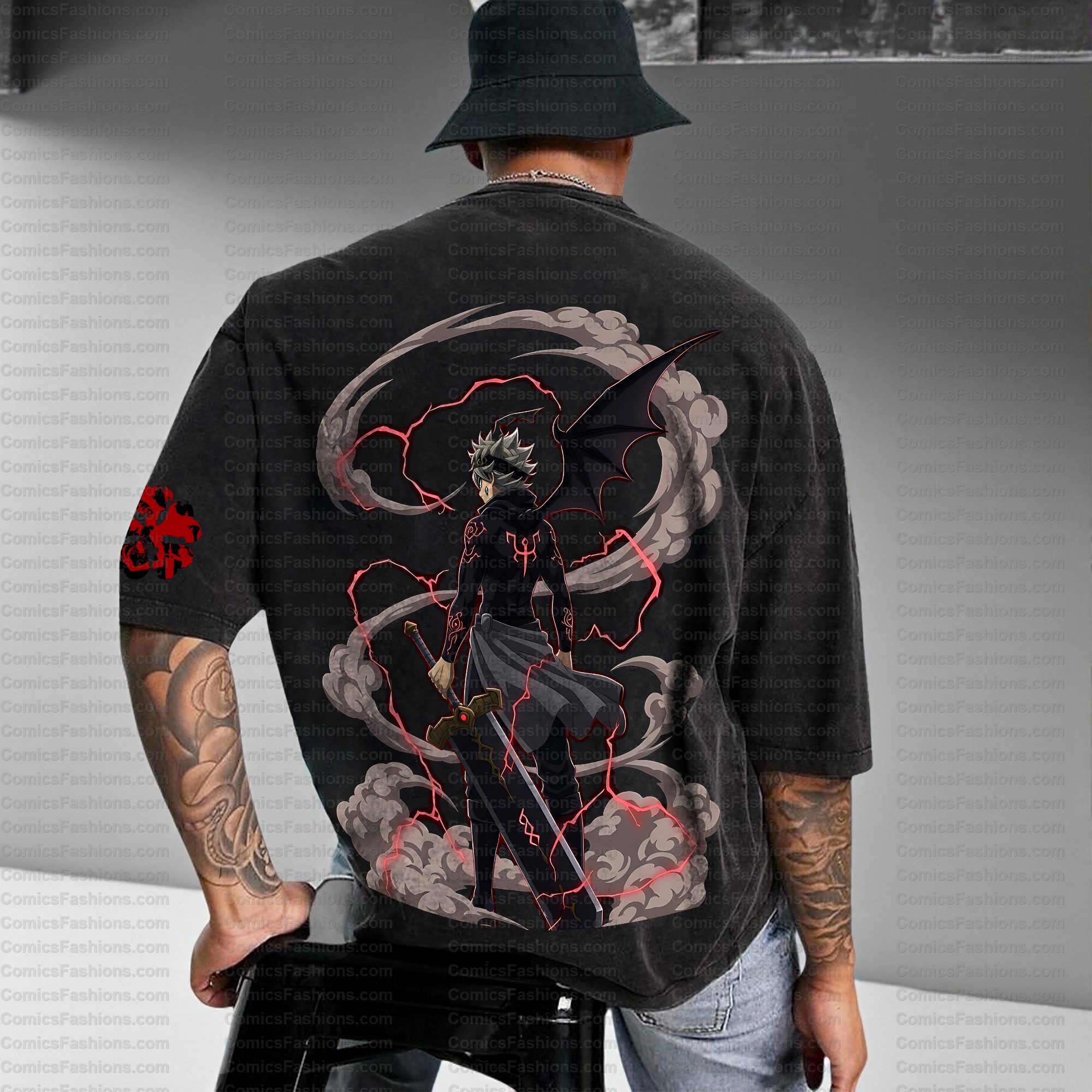 Printed Unisex Washed T-Shirt