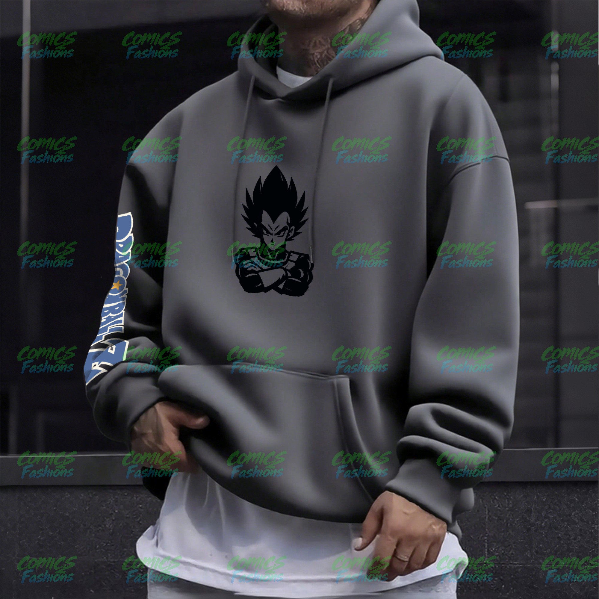 Unisex Graphic Streetwear Vintage Plush Hoodie