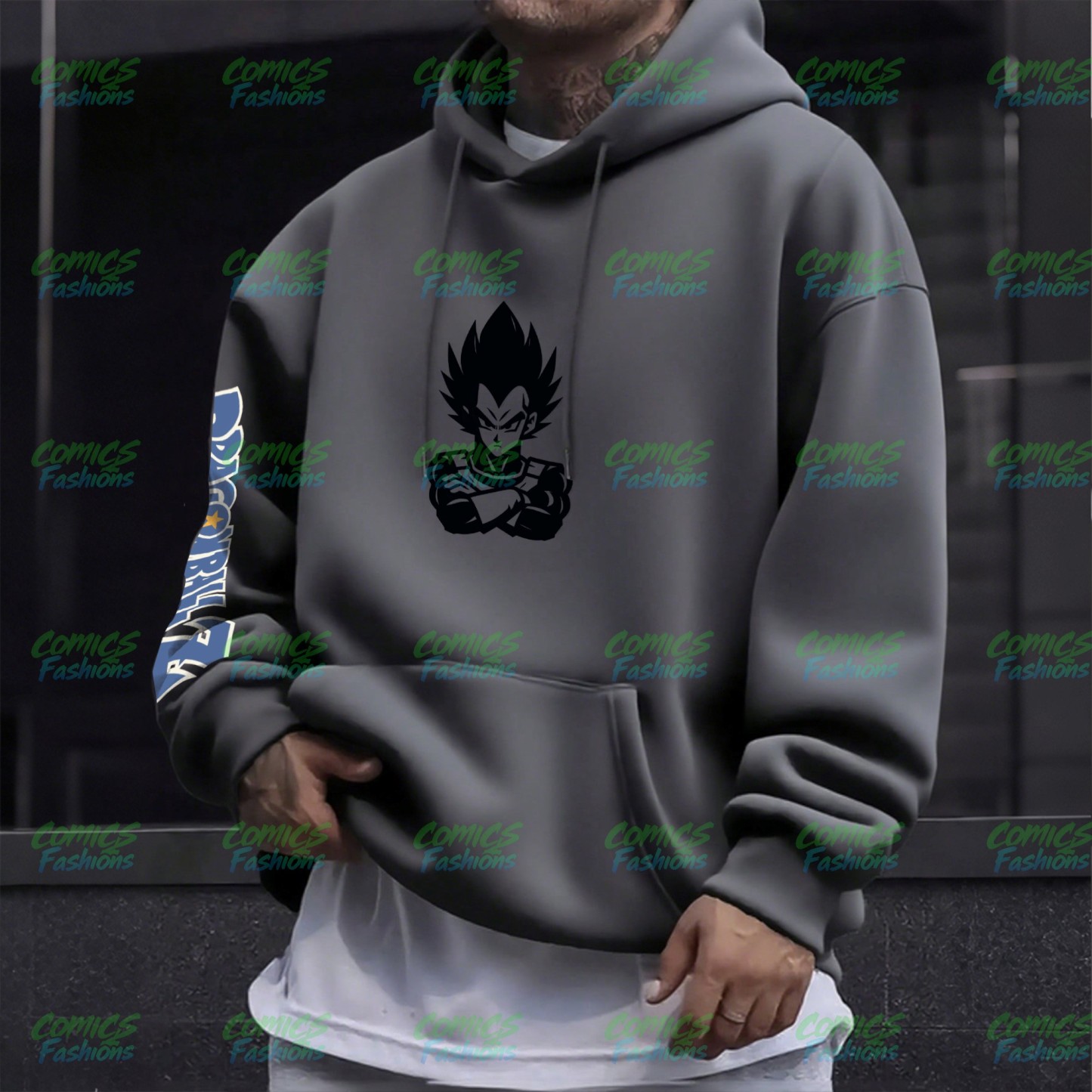 Unisex Graphic Streetwear Vintage Plush Hoodie