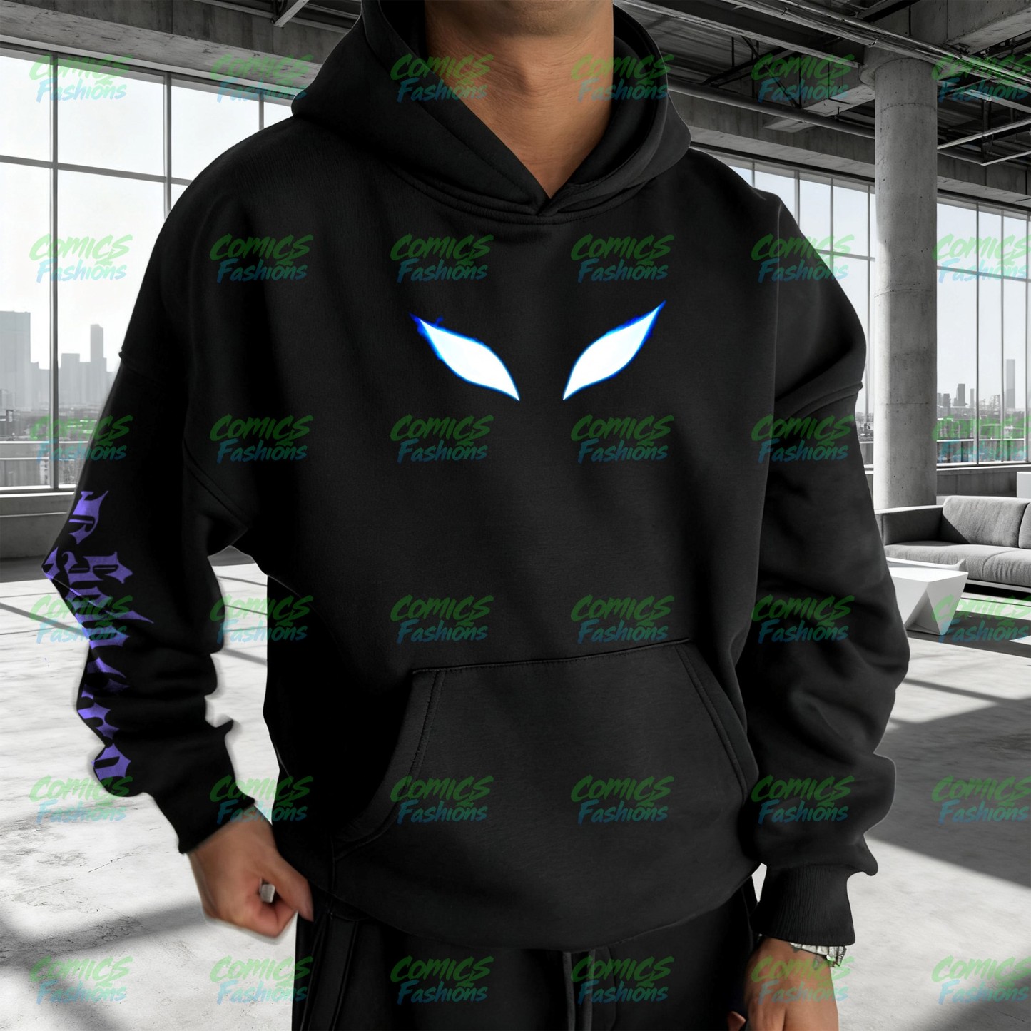 Unisex Anime Graphic Streetwear Wintage Plush Hoodie