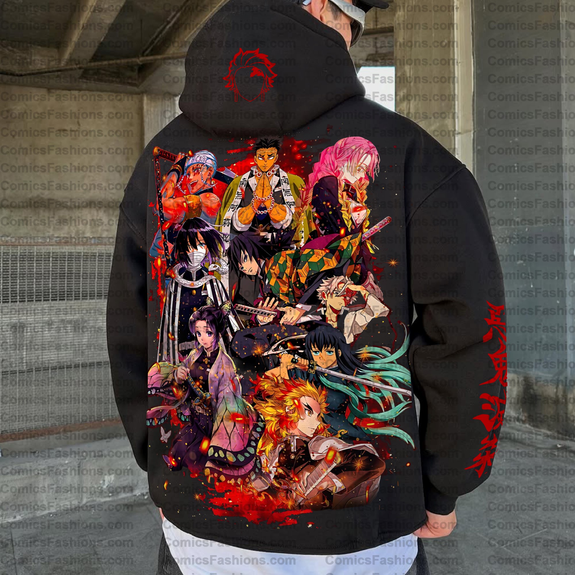 Unisex Anime Graphic Streetwear Vintage Hoodie| KNY
