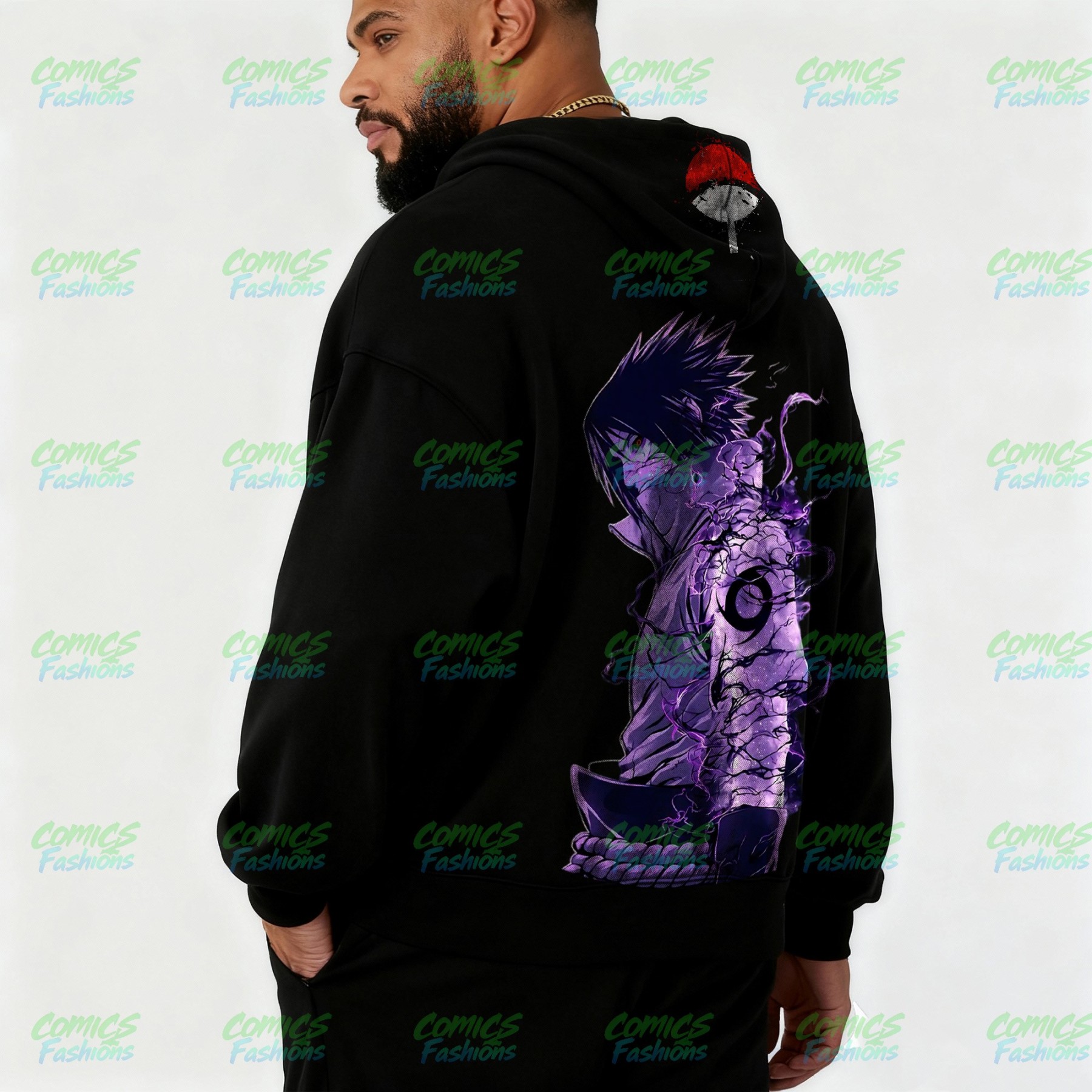 Unisex Graphic Streetwear Vintage Zipper Cardigan Plush Hoodie