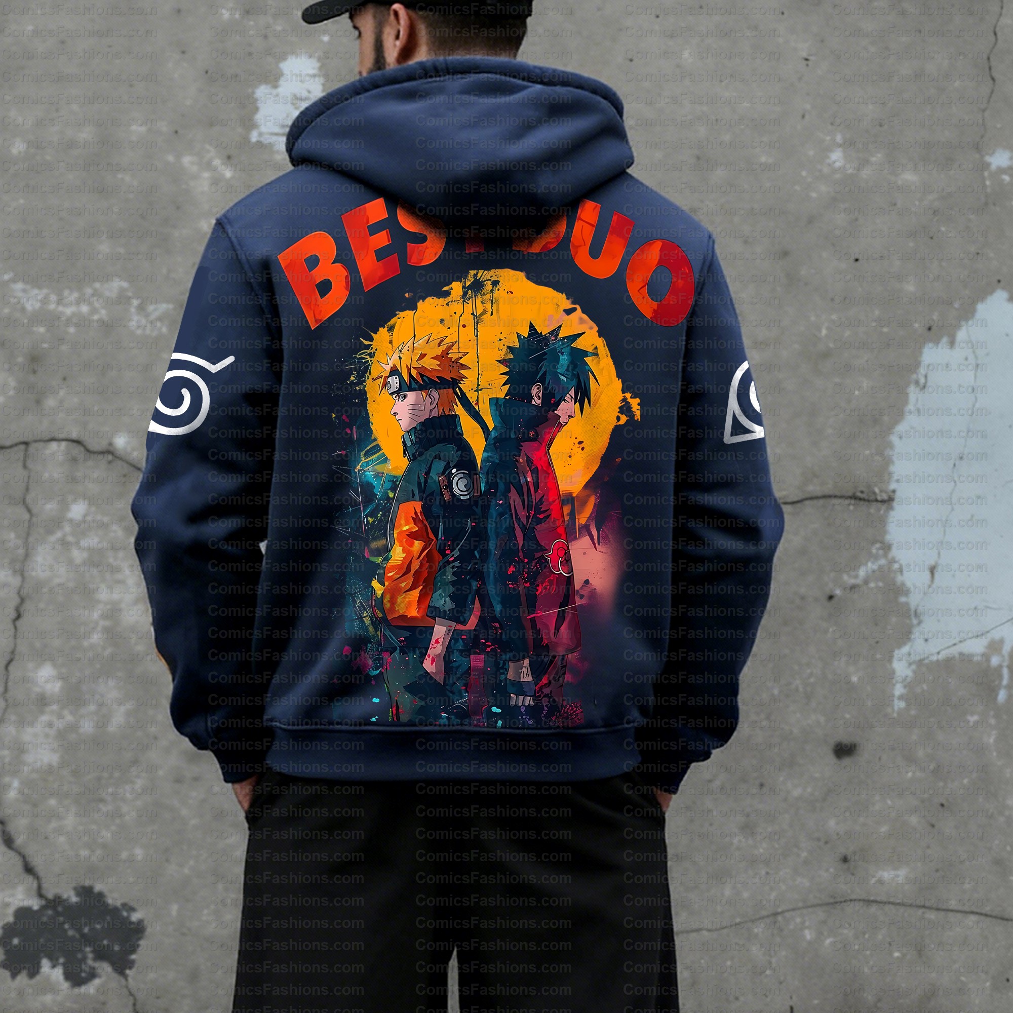 Unisex Graphic Streetwear Vintage Zipper Cardigan Plush Hoodid