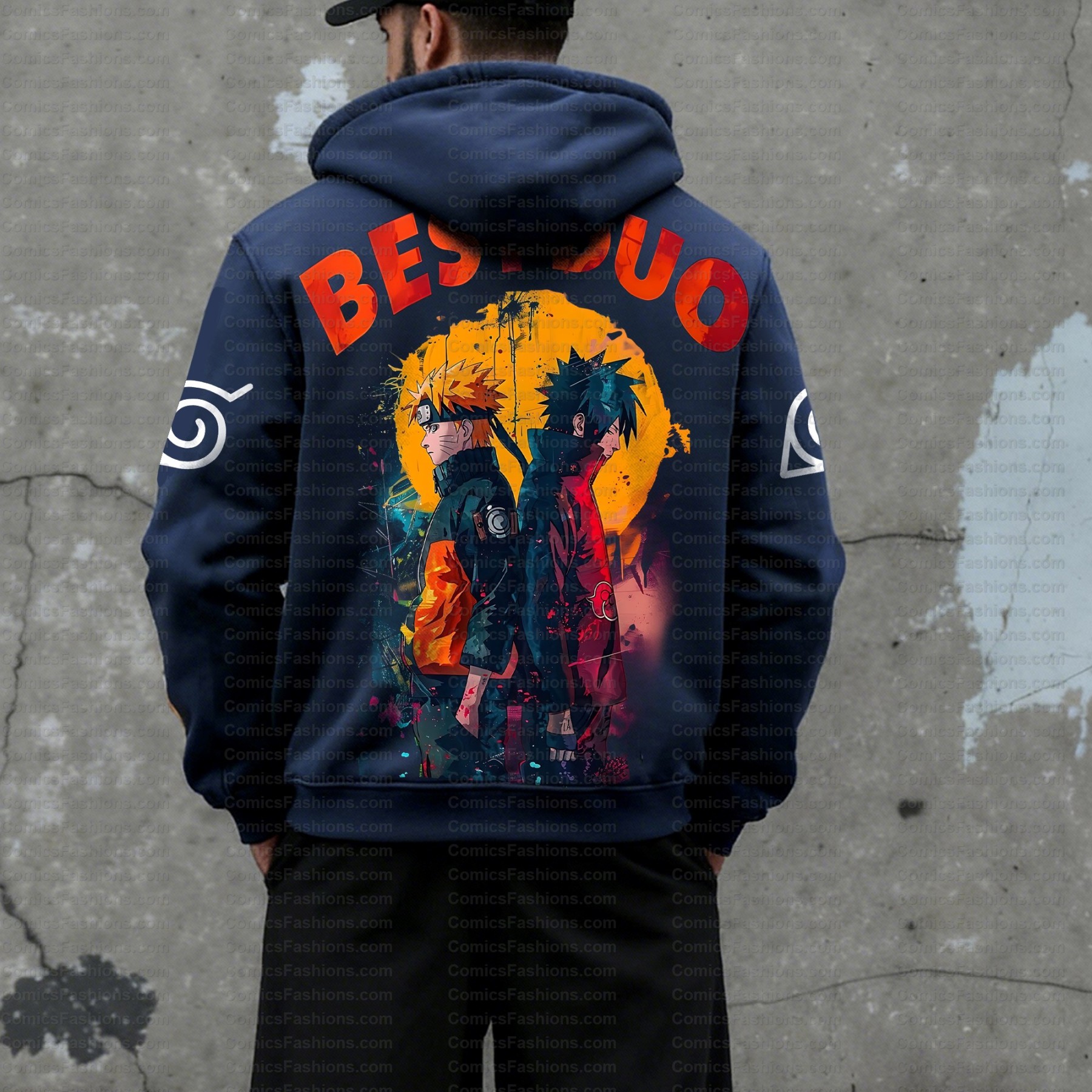 Unisex Graphic Streetwear Vintage Zipper Cardigan Plush Hoodid