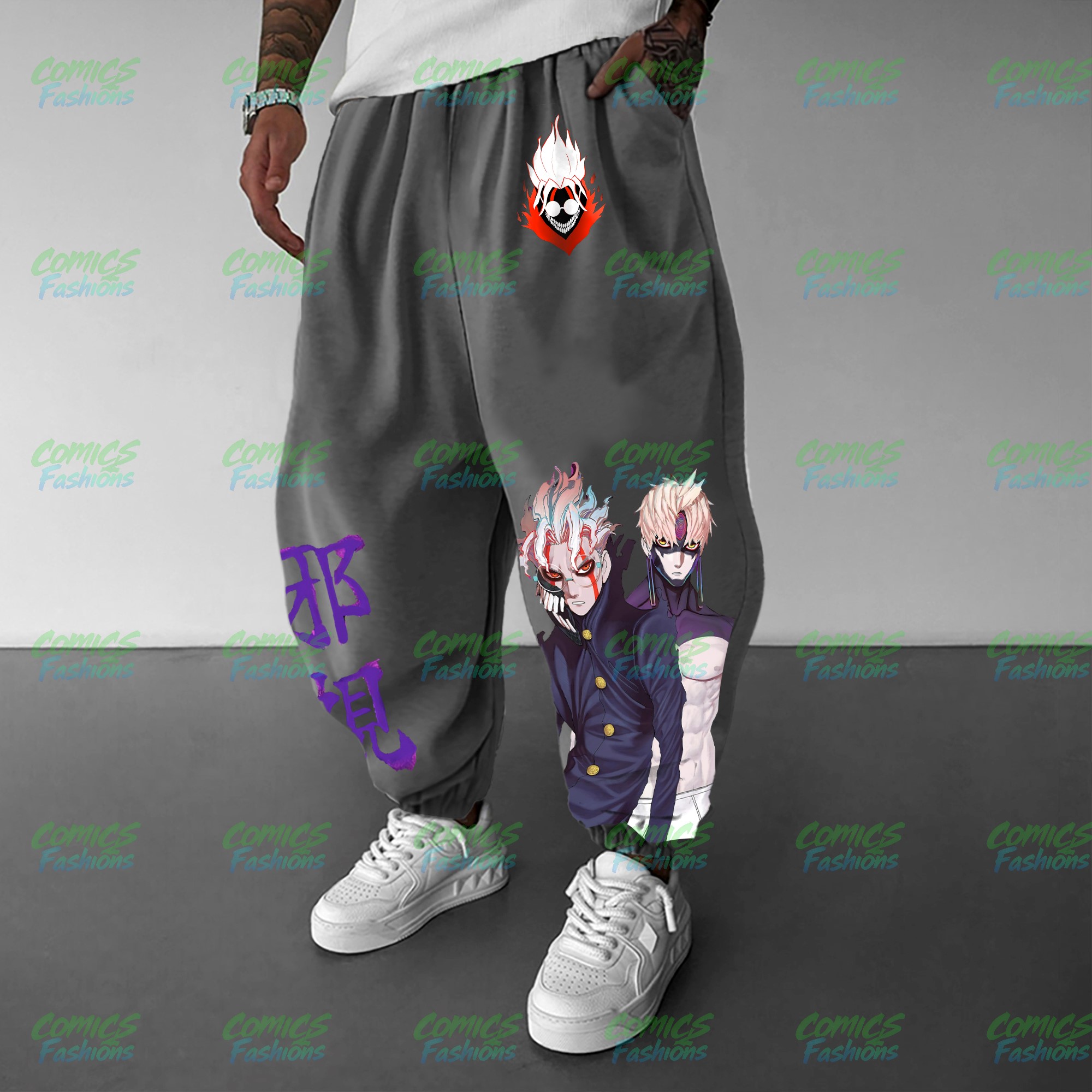 Unisex Anime Inspired Vintage Plush Pants