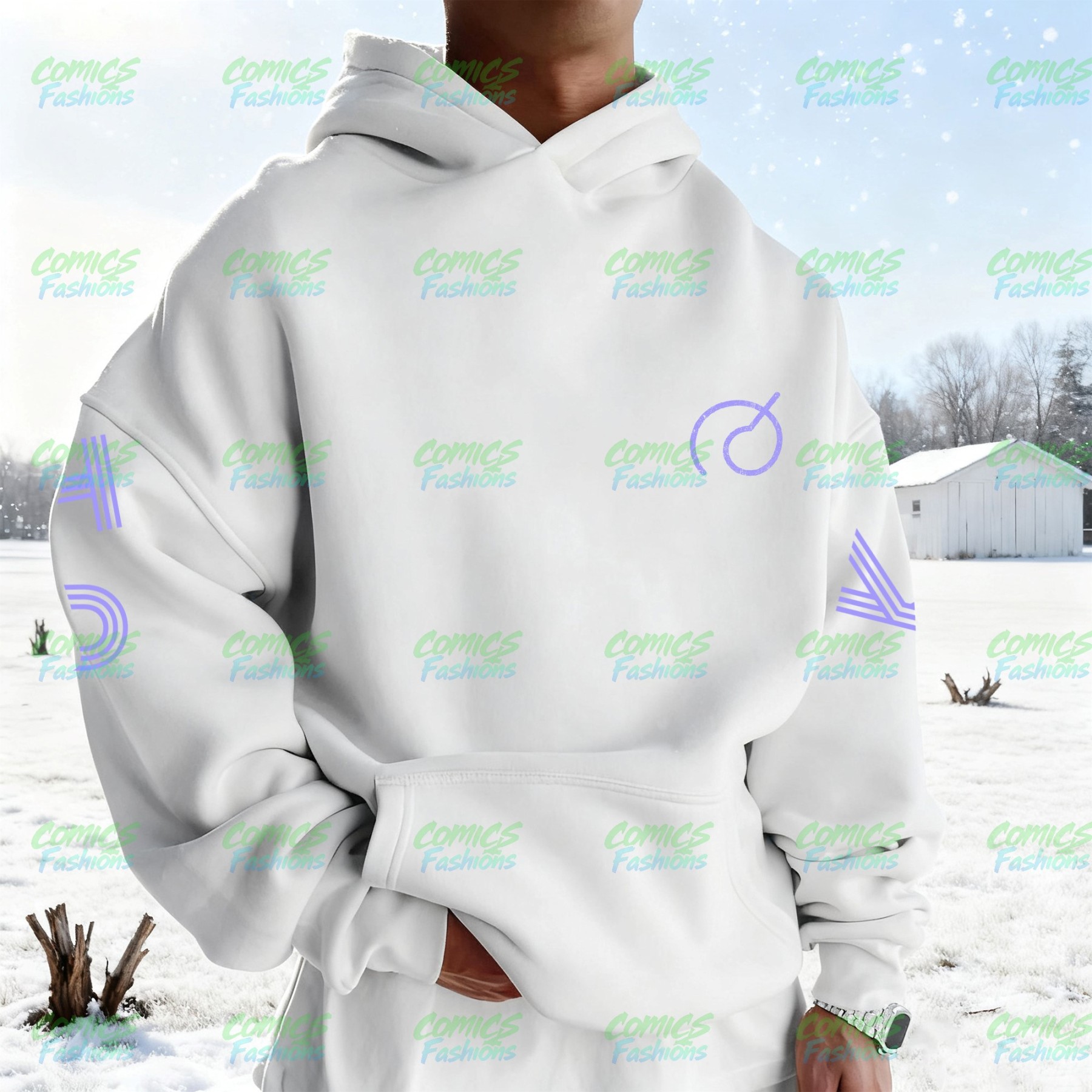 Unisex Anime Graphic Streetwear Wintage Plush Hoodie