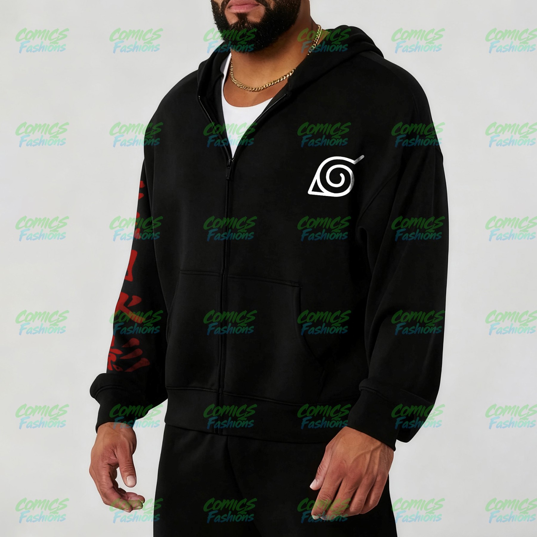 Unisex Graphic Streetwear Vintage Zipper Cardigan Plush Hoodie