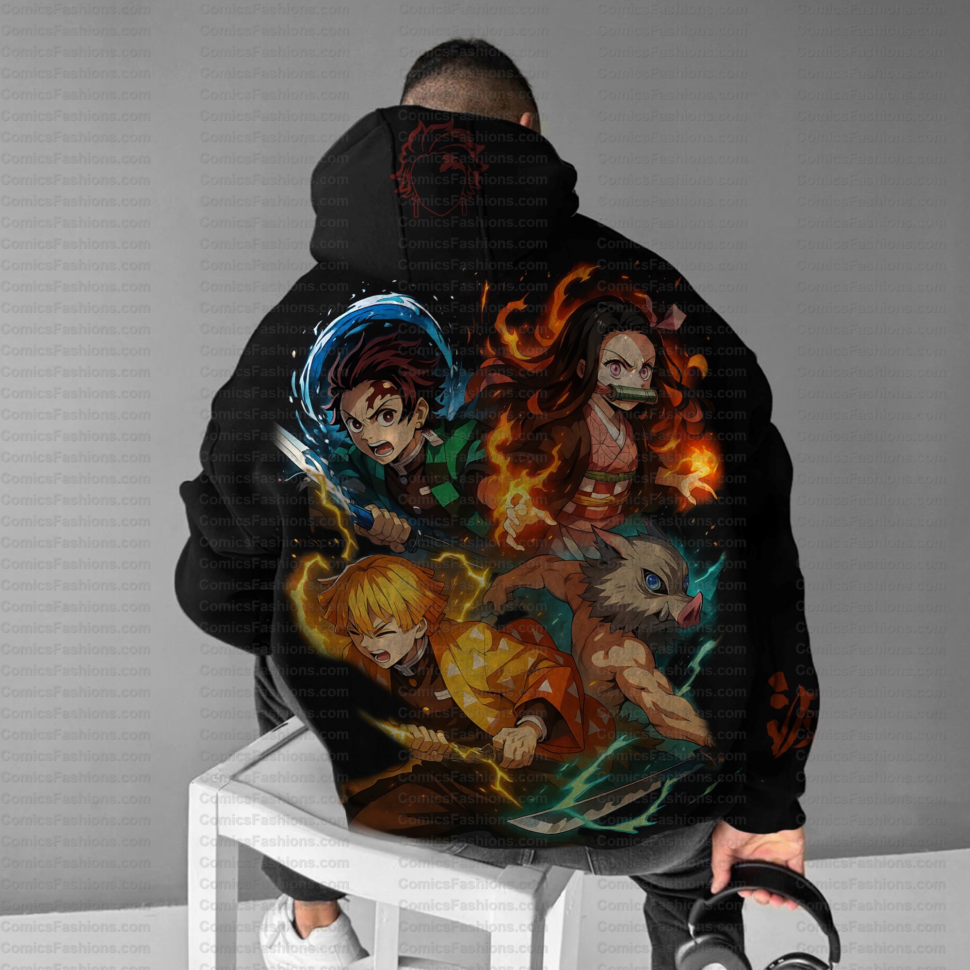 Unisex “ Demon slayer   ” Graphic Streetwear Vintage Hoodie