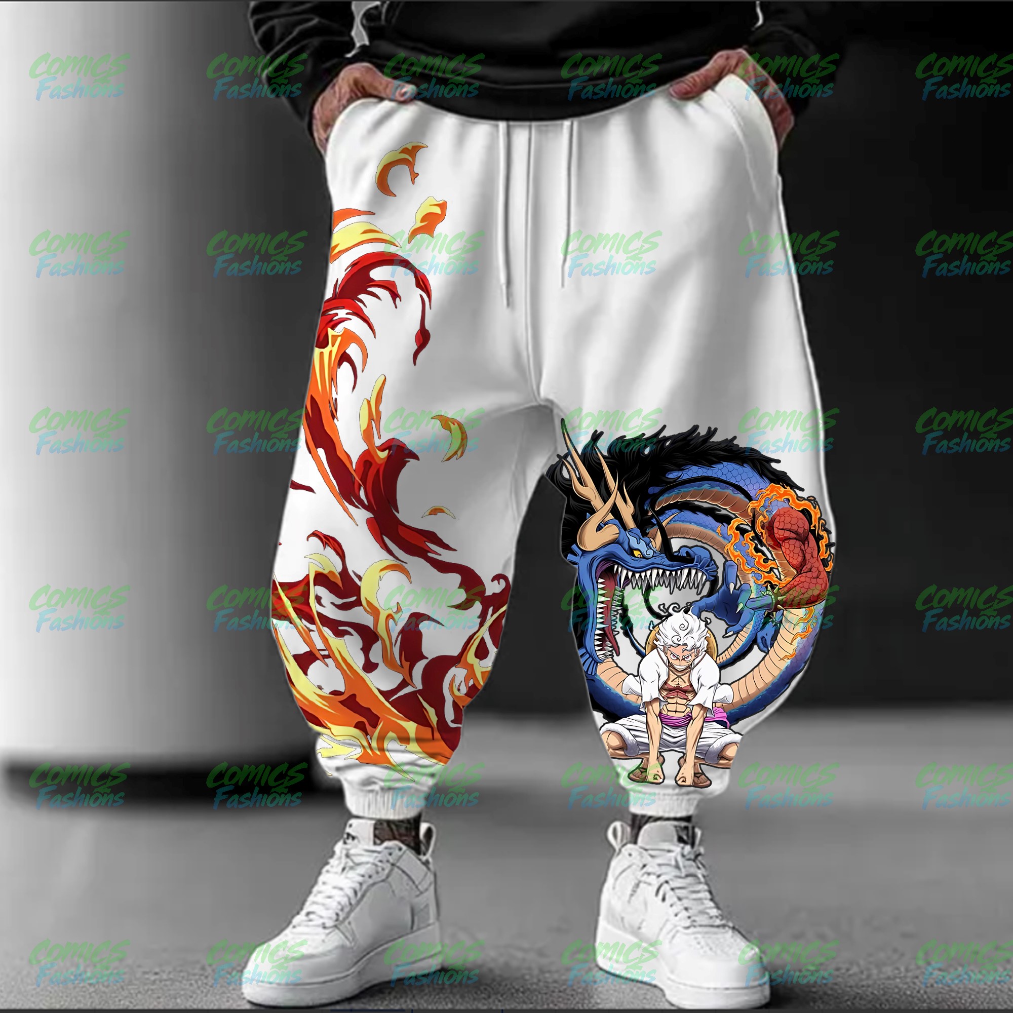 Unisex Anime Inspired Vintage Plush Pants