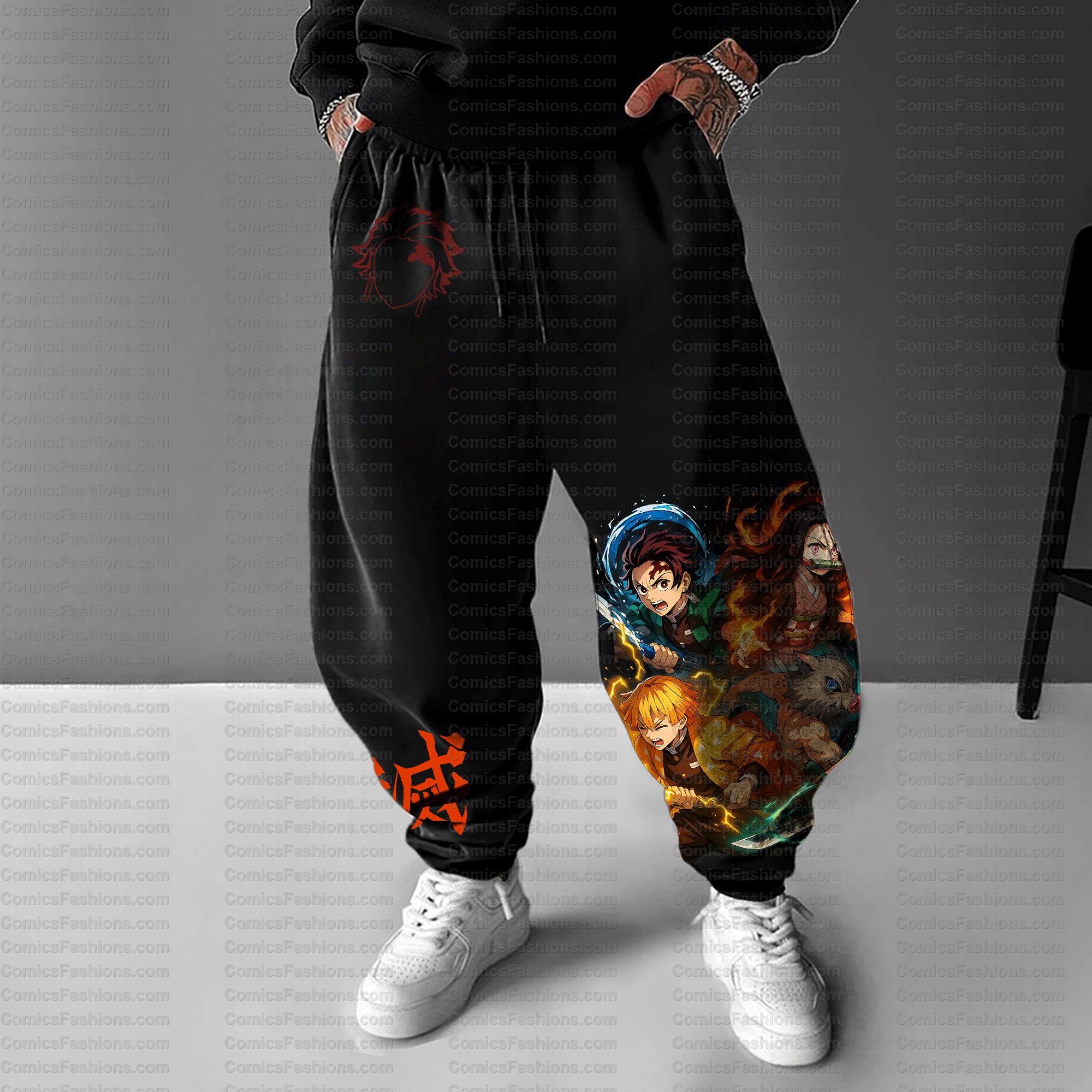 Unisex “  Demon slayer ” Casual Streetwear Pants