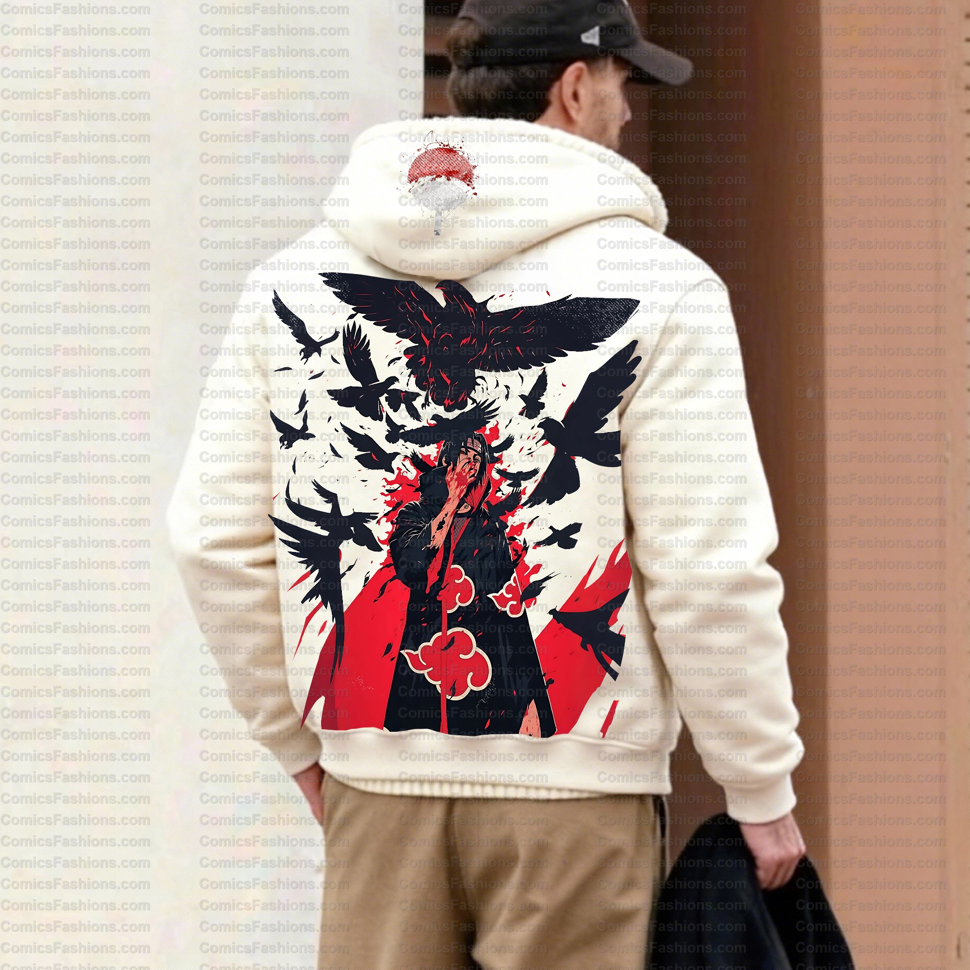 Unisex Graphic Streetwear Vintage Zipper Cardigan Plush Hoodid