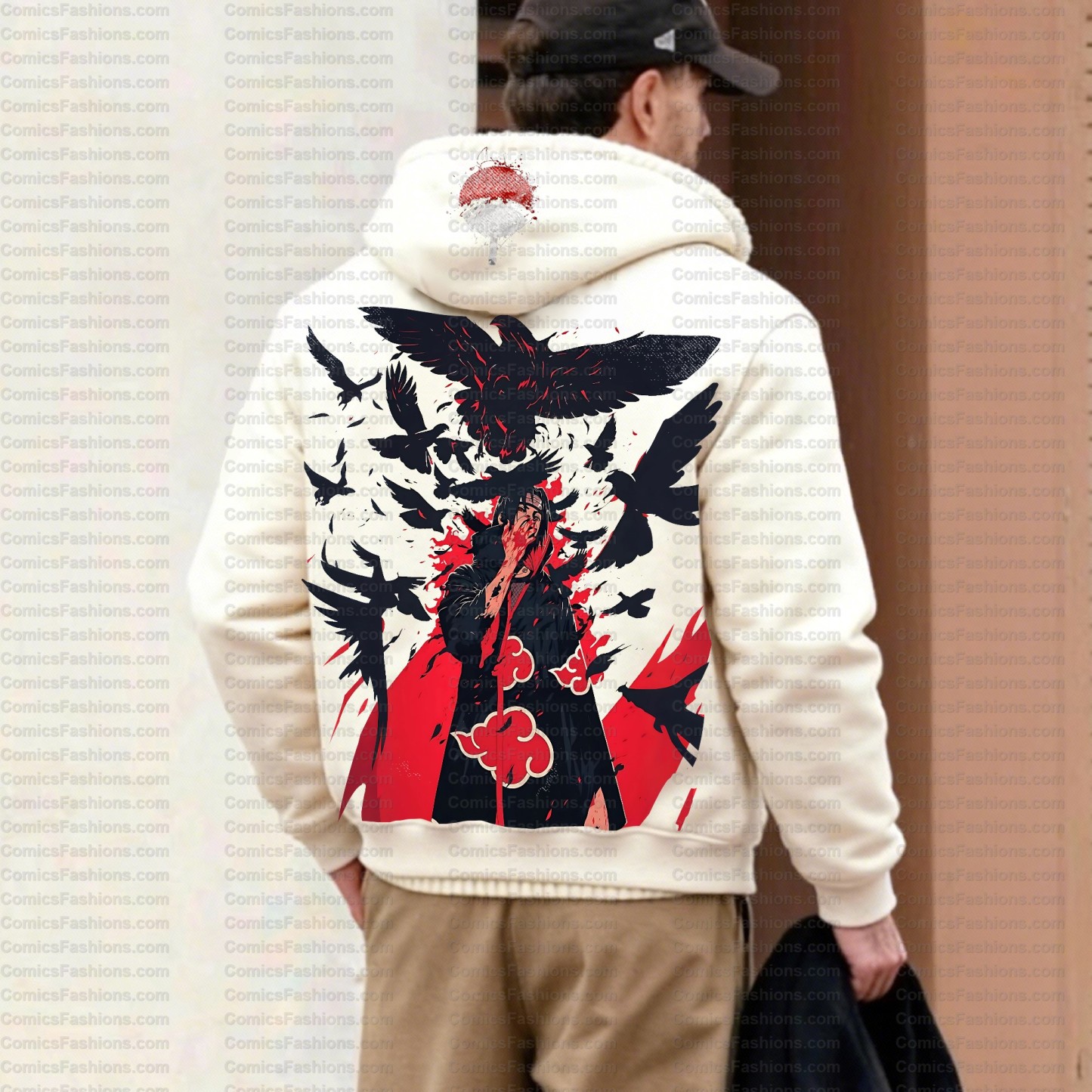 Unisex Graphic Streetwear Vintage Zipper Cardigan Plush Hoodid