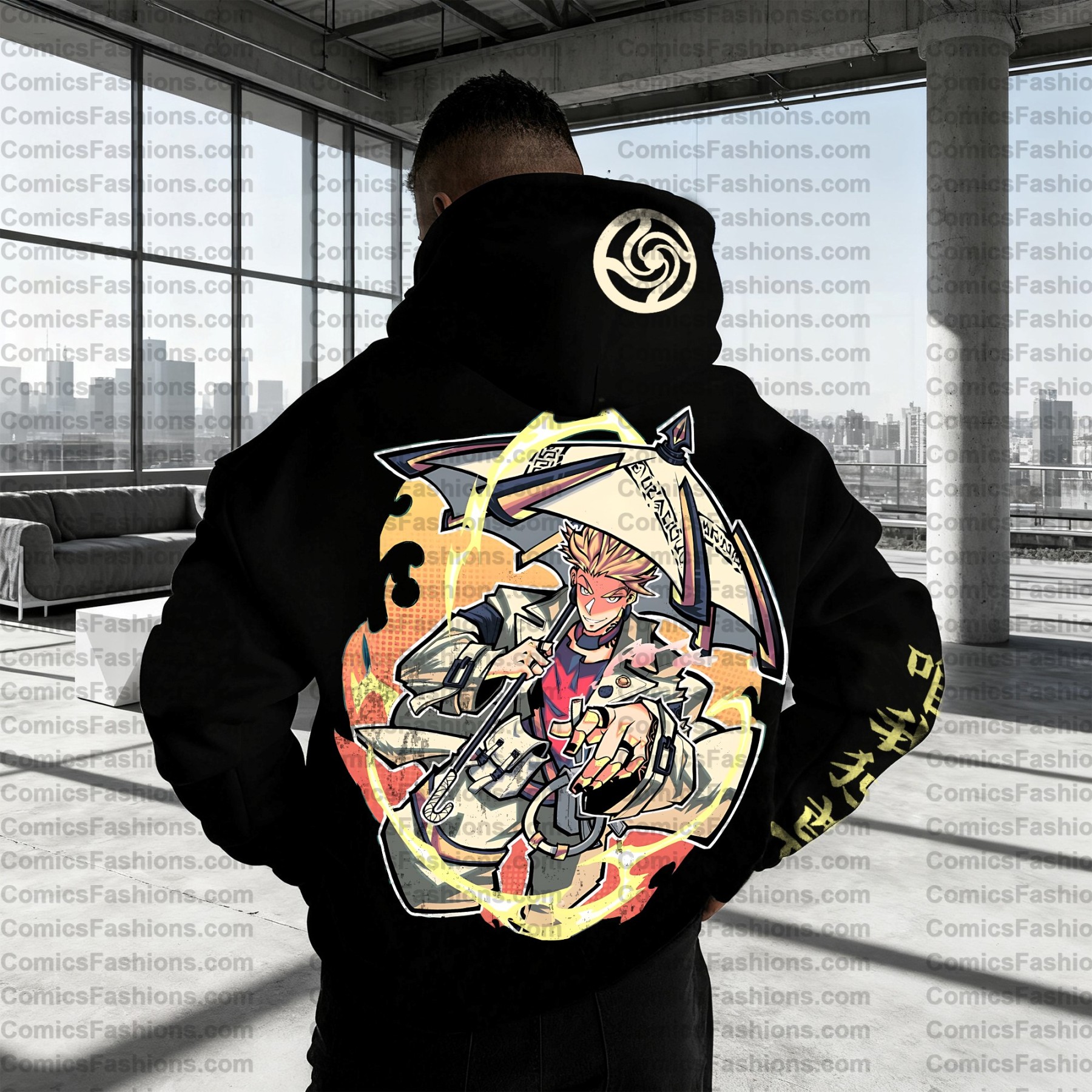 Unisex Anime Graphic Streetwear Vintage Hoodie丨Demon slayer