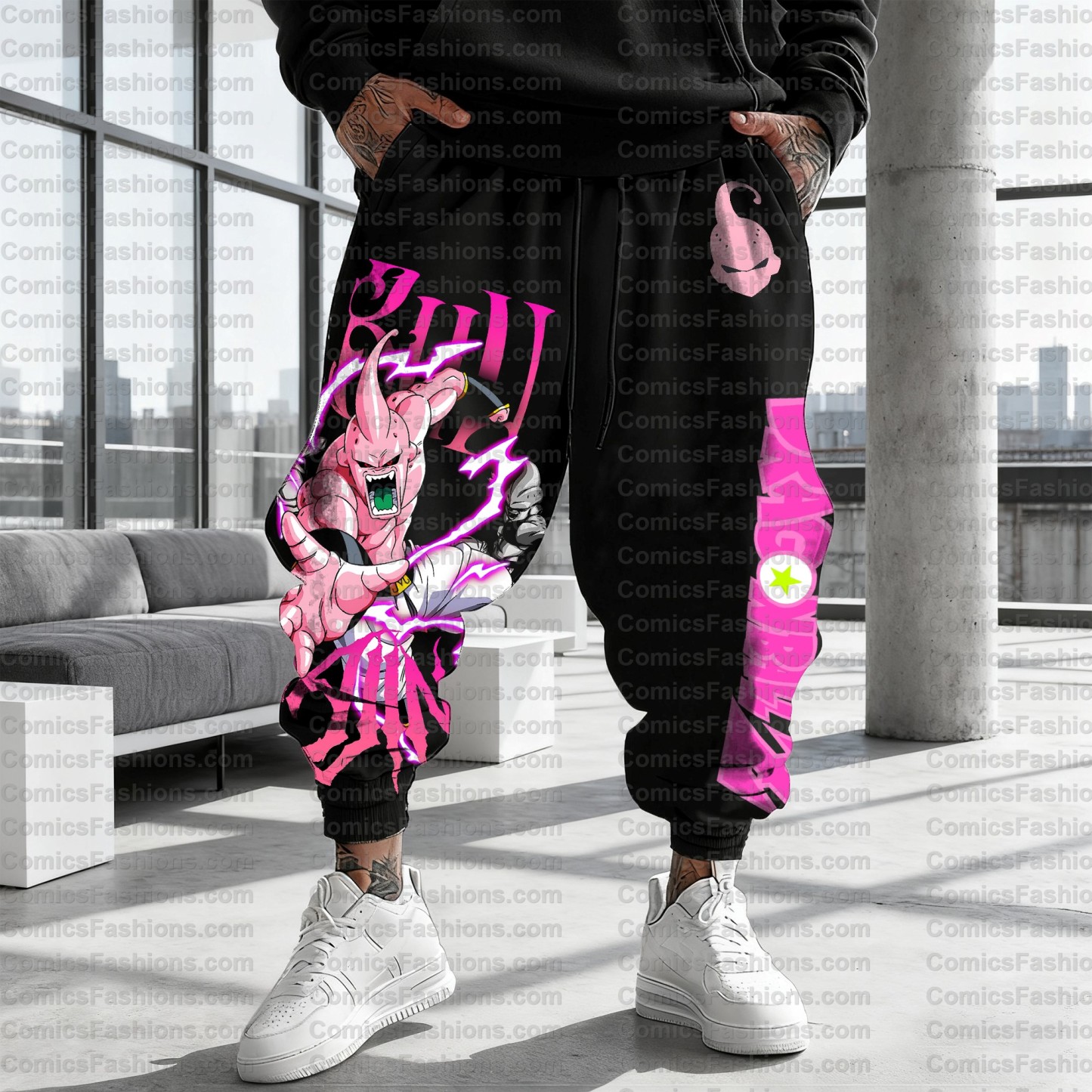 Unisex Casual Anime Streetwear Pants