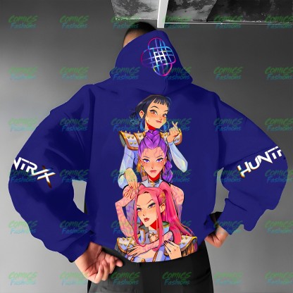 Plus Velvet Unisex Anime Graphic Streetwear Vintage Hoodie