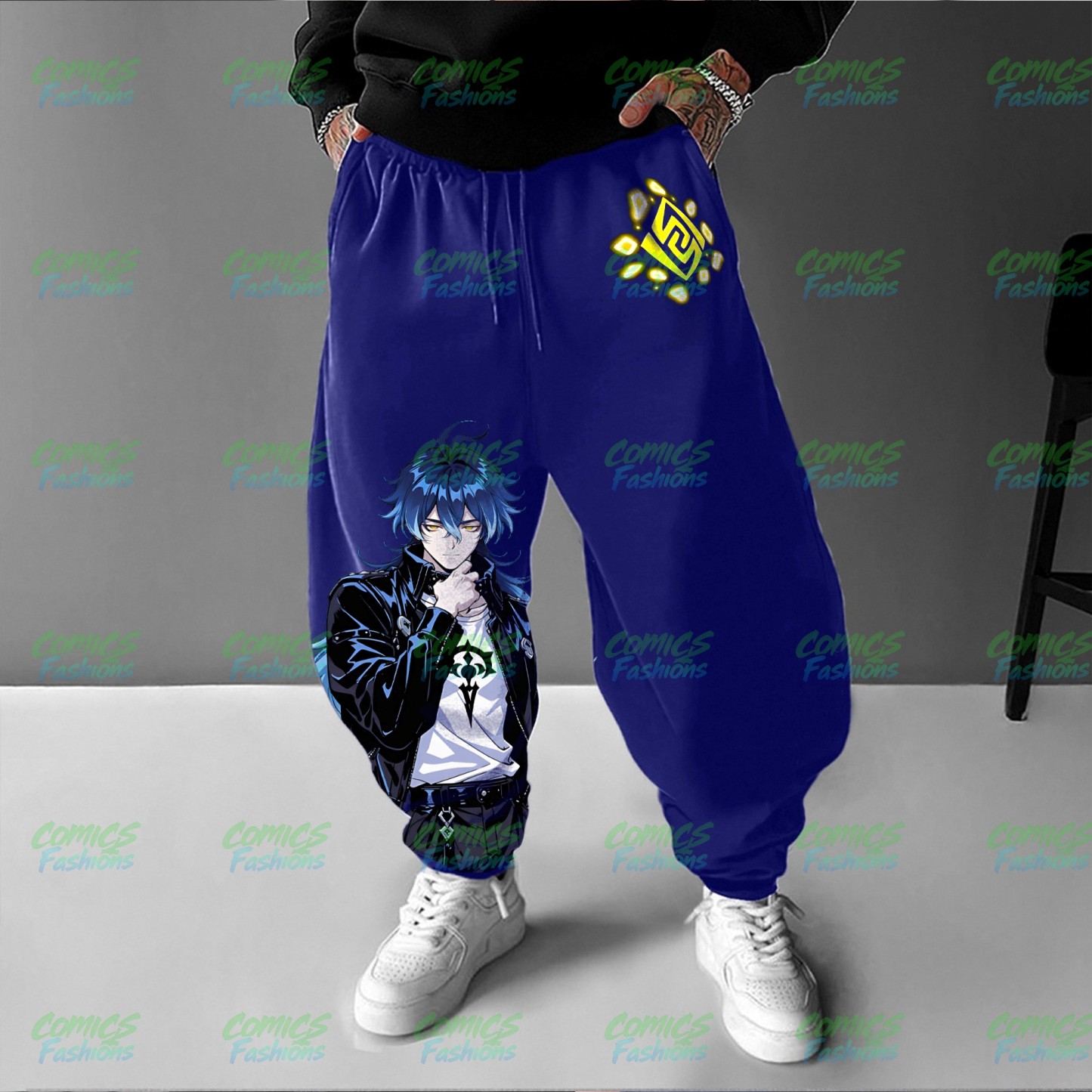 Unisex Anime Inspired Vintage Plush Pants
