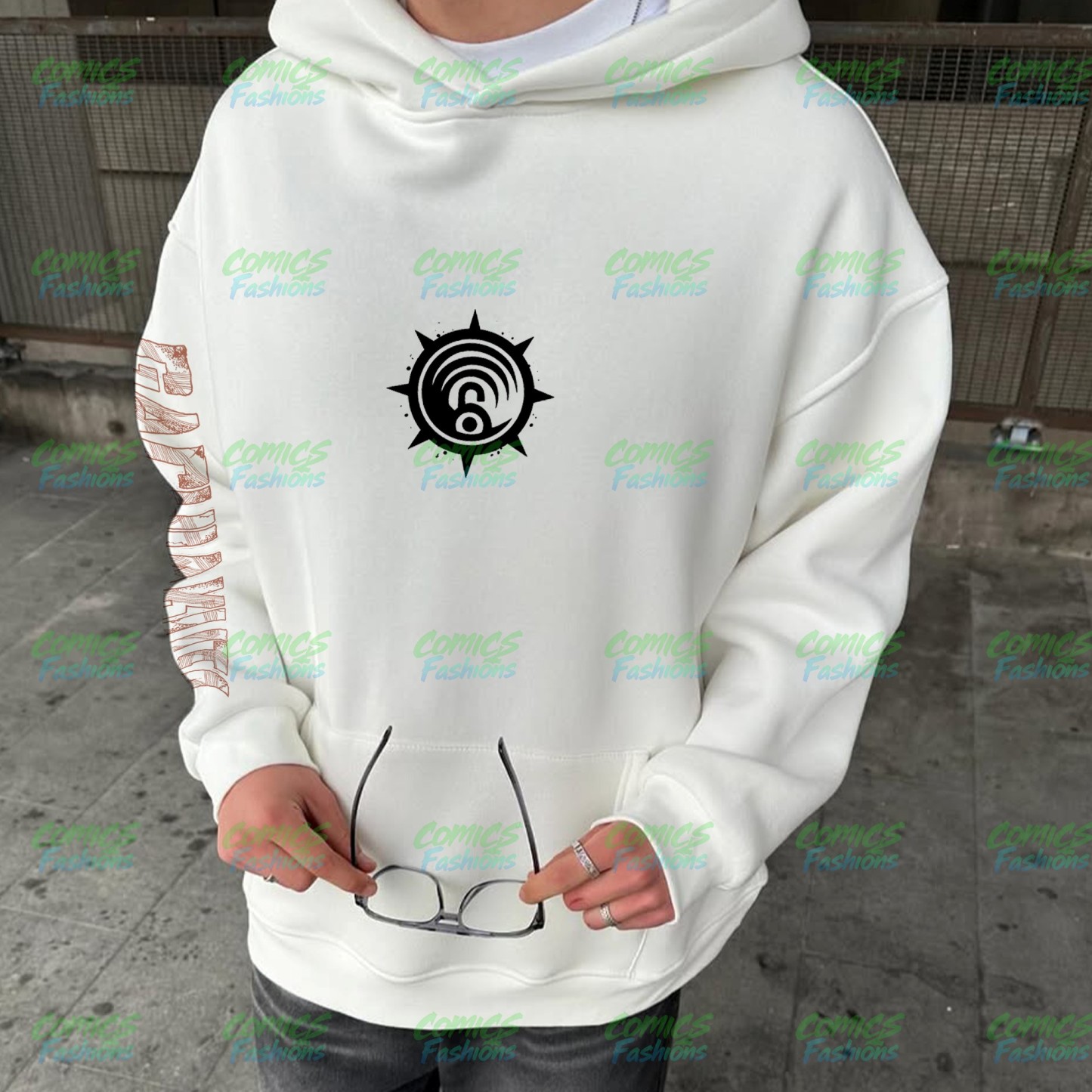 Unisex Graphic Streetwear Vintage Plush Hoodie