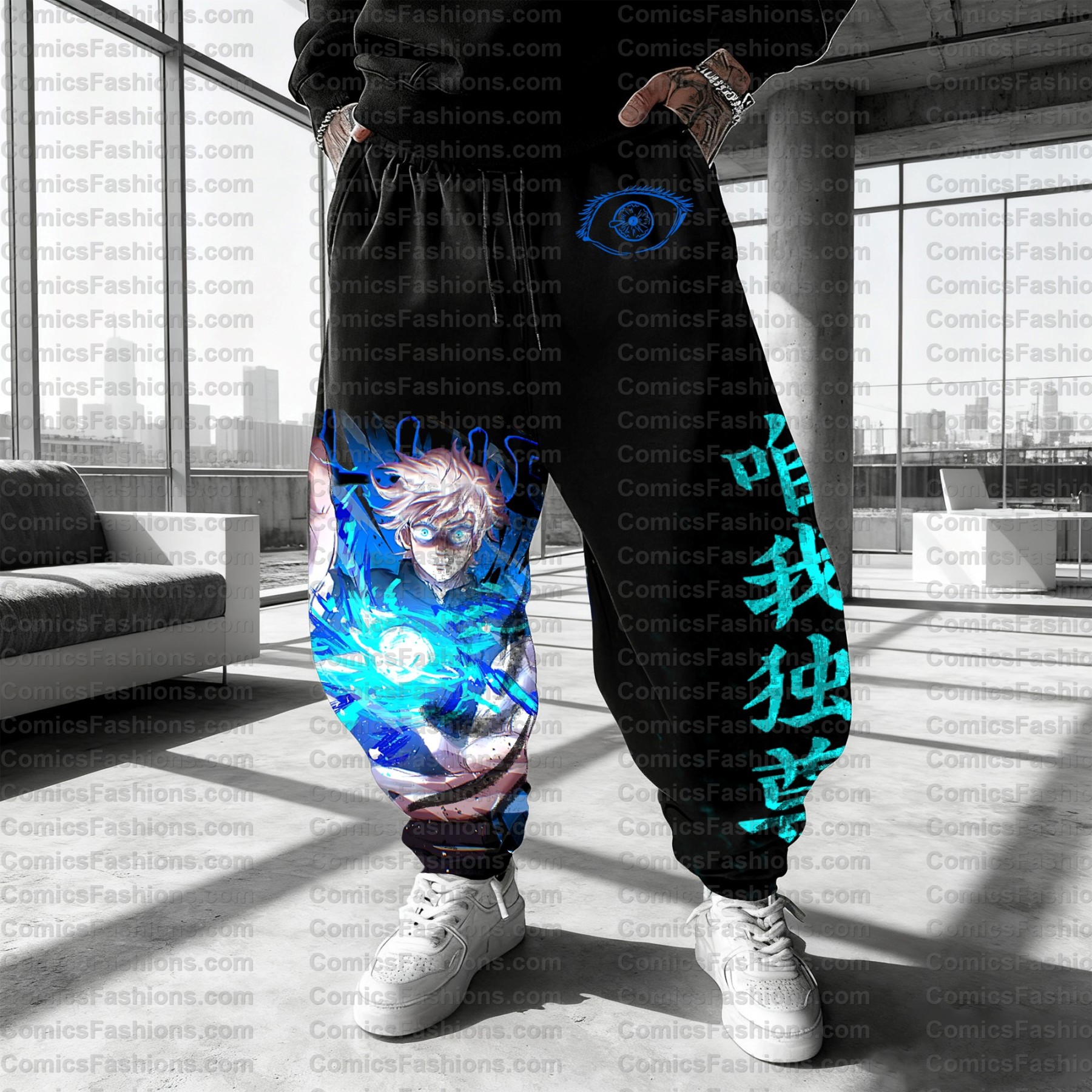 Unisex Casual Anime Streetwear Pants