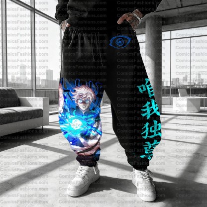 Unisex Casual Anime Streetwear Pants