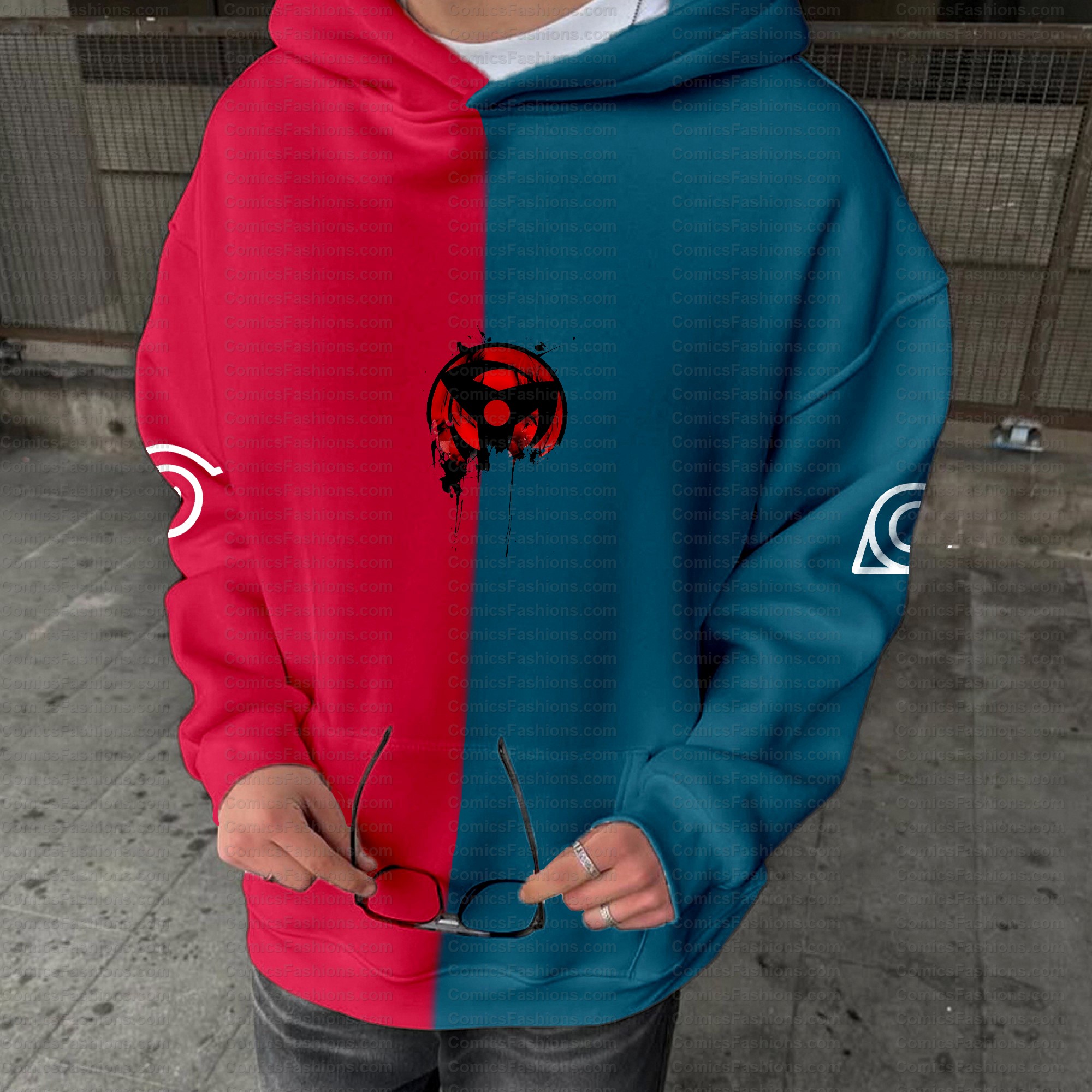 Unisex Graphic Streetwear Vintage Plush Hoodie