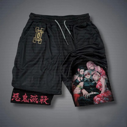 Unisex “ Demon slayer” Casual Streetwear Shorts