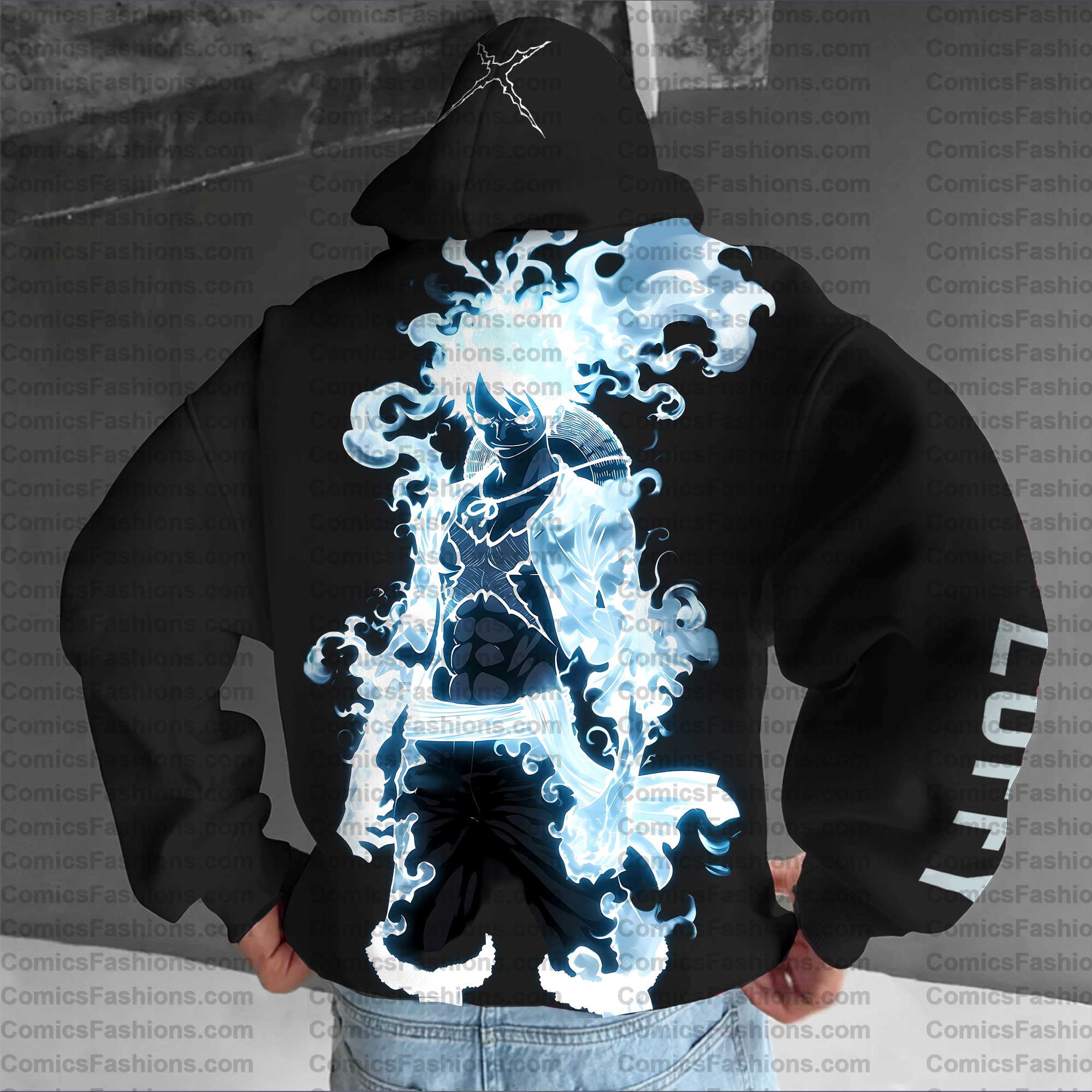 Unisex Anime Graphic Streetwear Vintage Hoodie