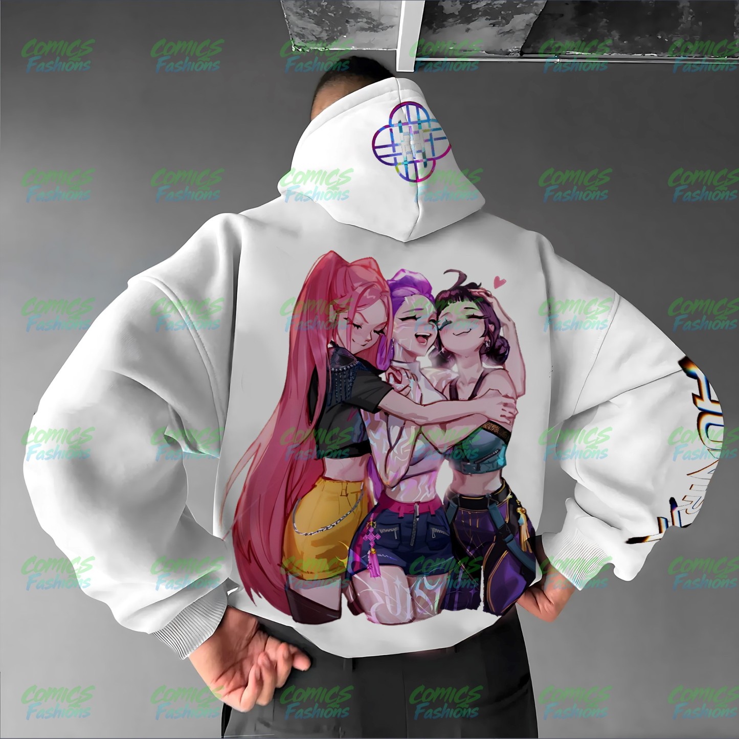 Unisex Anime Graphic Streetwear Vintage Hoodie丨Demon slayer