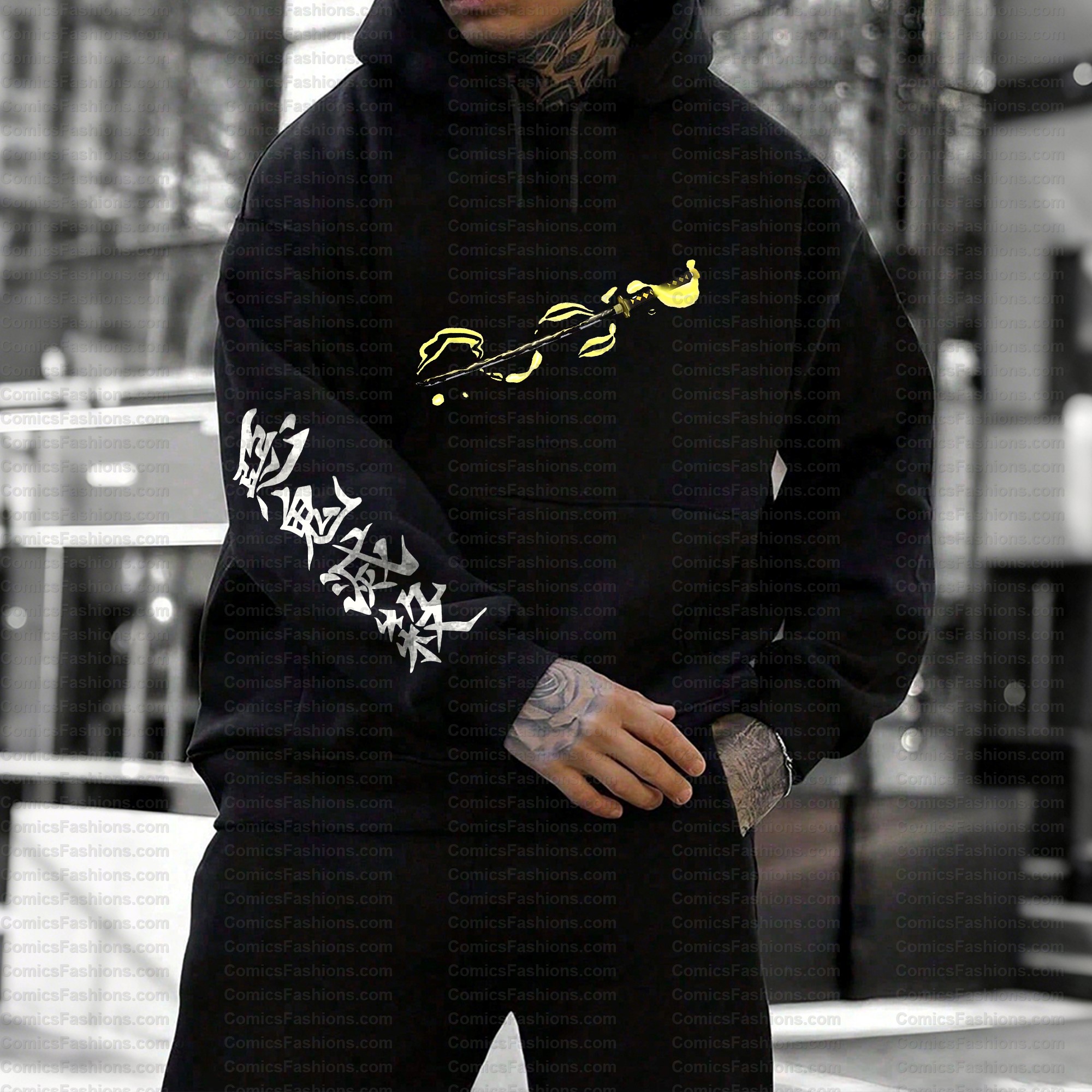 Unisex Anime Graphic Streetwear Vintage Hoodie| KNY