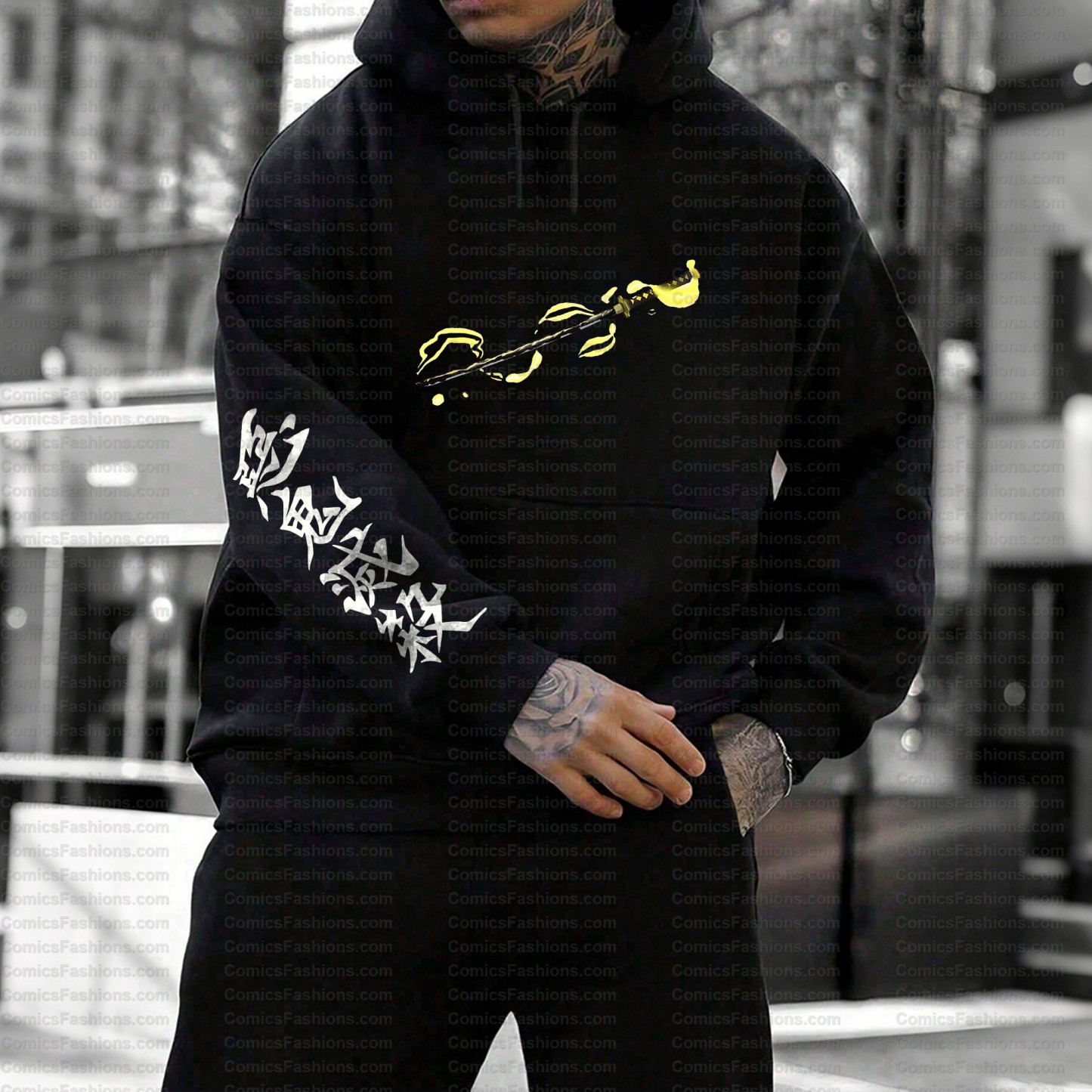 Unisex Anime Graphic Streetwear Vintage Hoodie| KNY