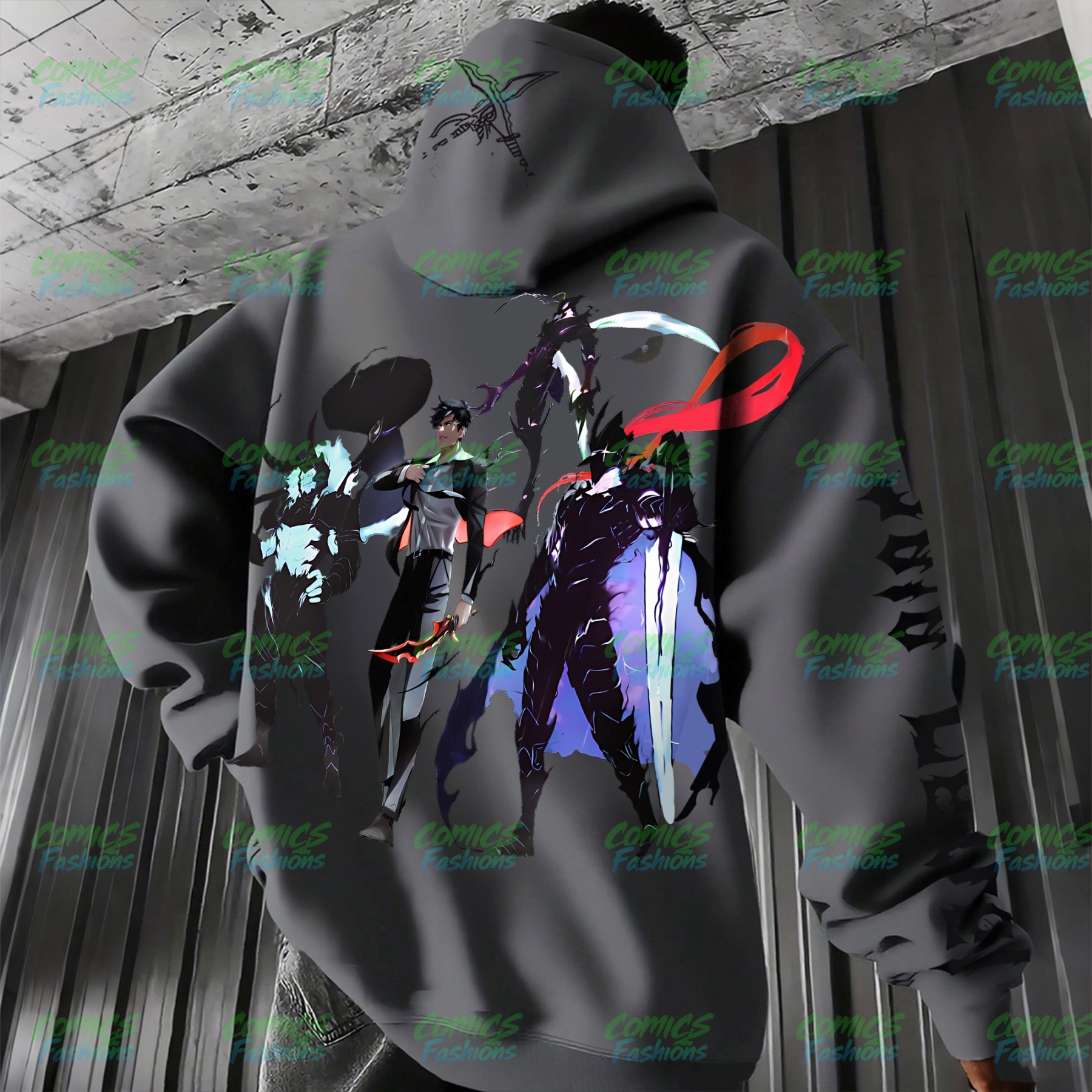 Unisex Graphic Streetwear Vintage Plush Hoodie