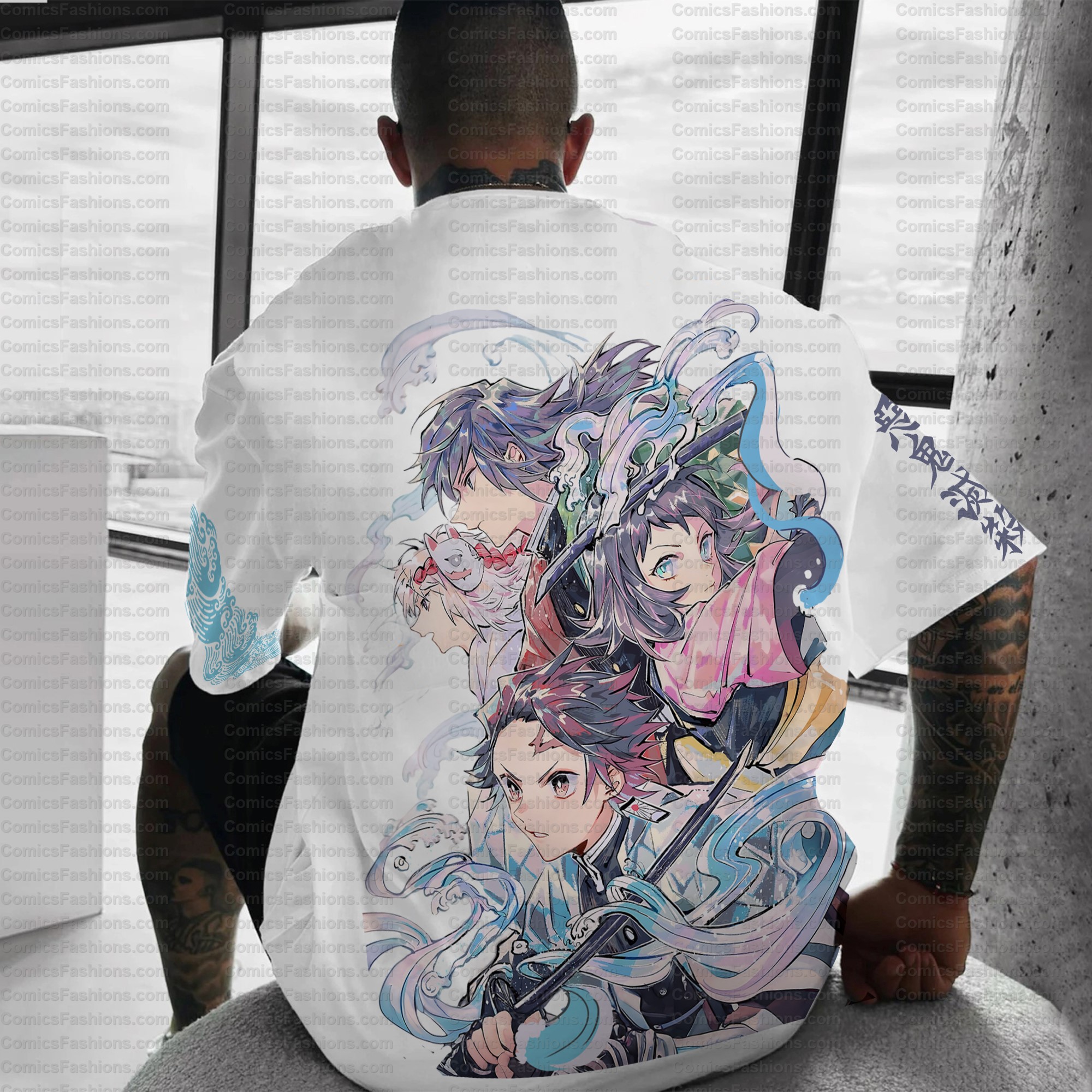 Unisex Anime Inspired Vintage T-Shirt| KNY