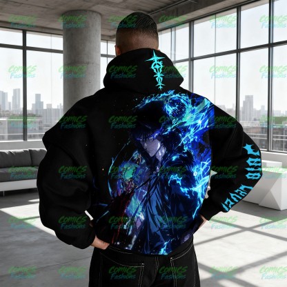 Unisex Anime Graphic Streetwear Wintage Plush Hoodie