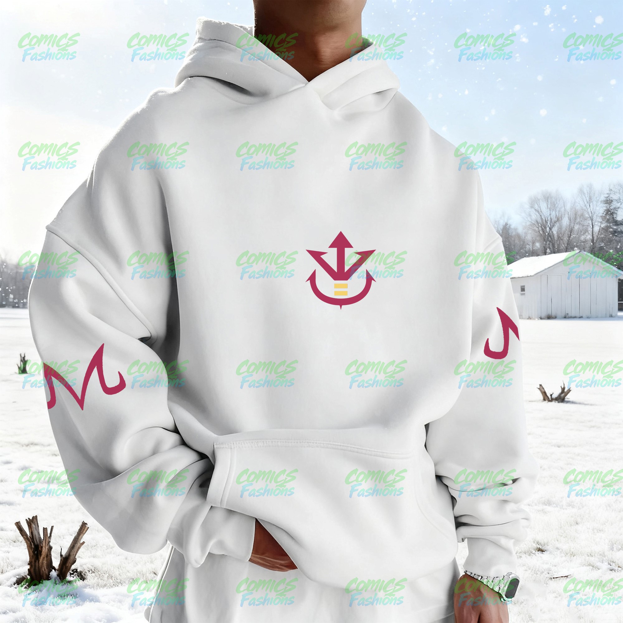 Unisex Anime Graphic Streetwear Wintage Plush Hoodie