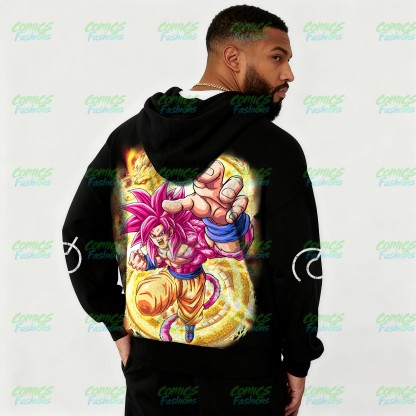 Unisex Graphic Streetwear Vintage Zipper Cardigan Plush Hoodie